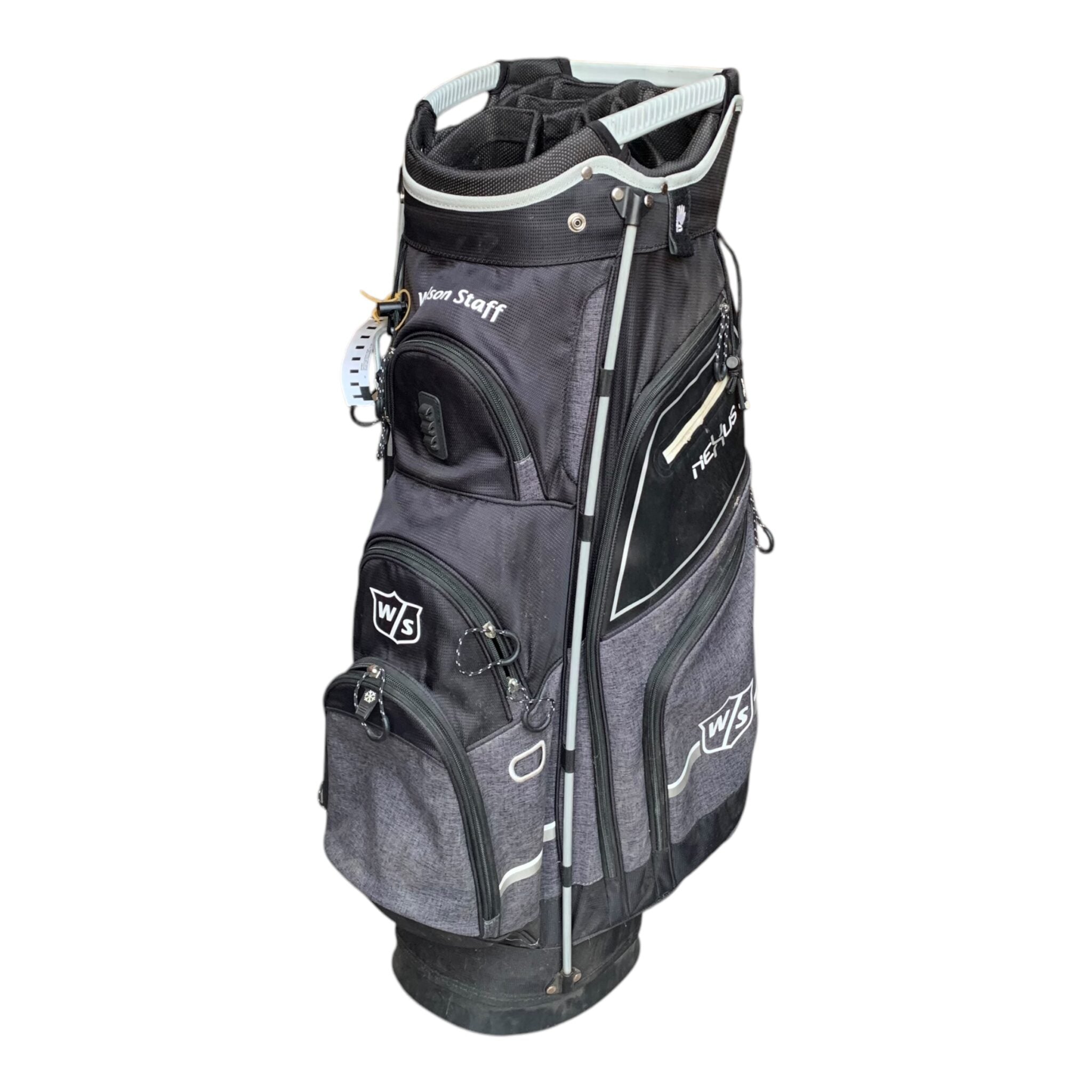 Wilson Cartbag Staff Nexus - Nero/Grigio / 14 vie / W. Parapioggia