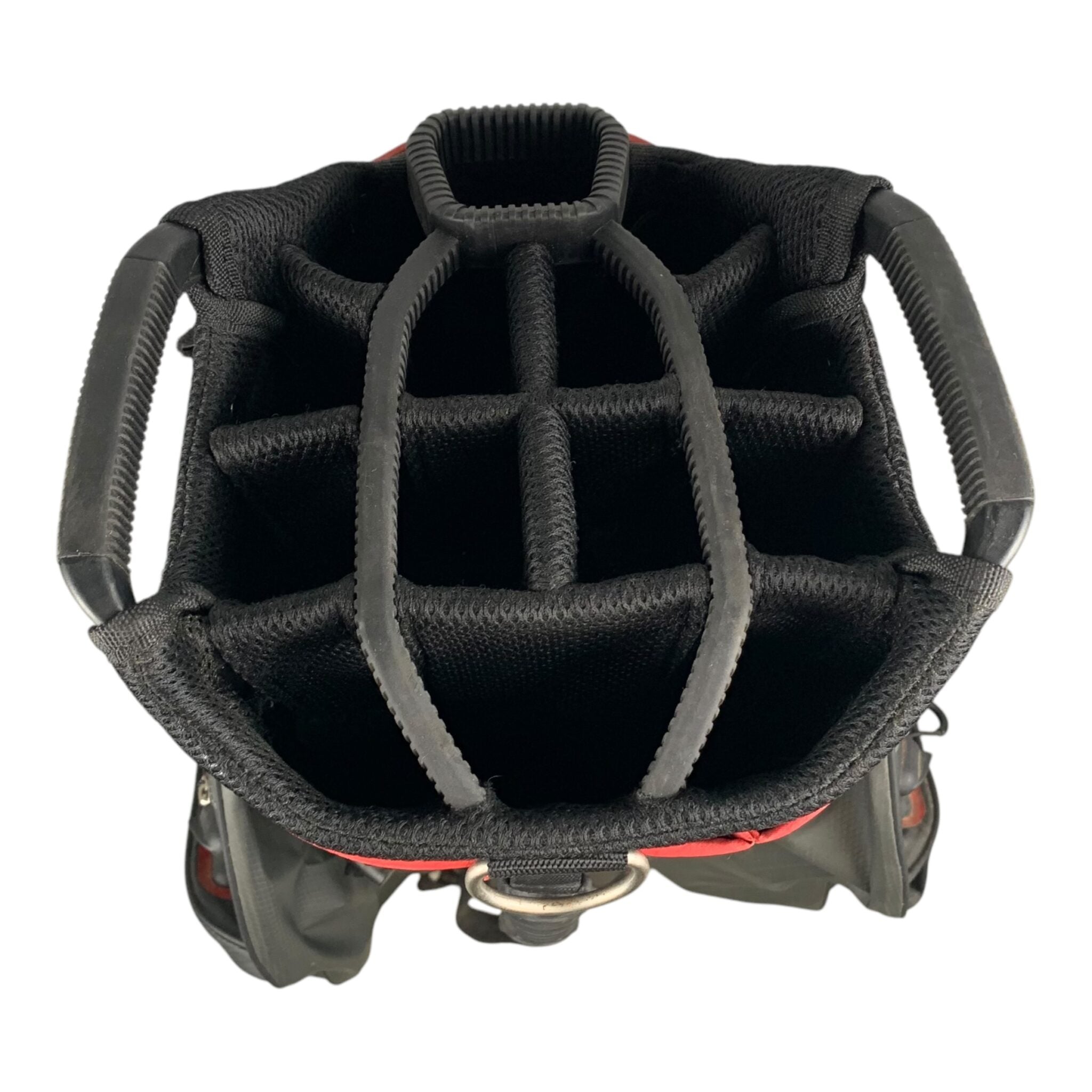 BackTee CartBag / Black/Red / 14 Compartments