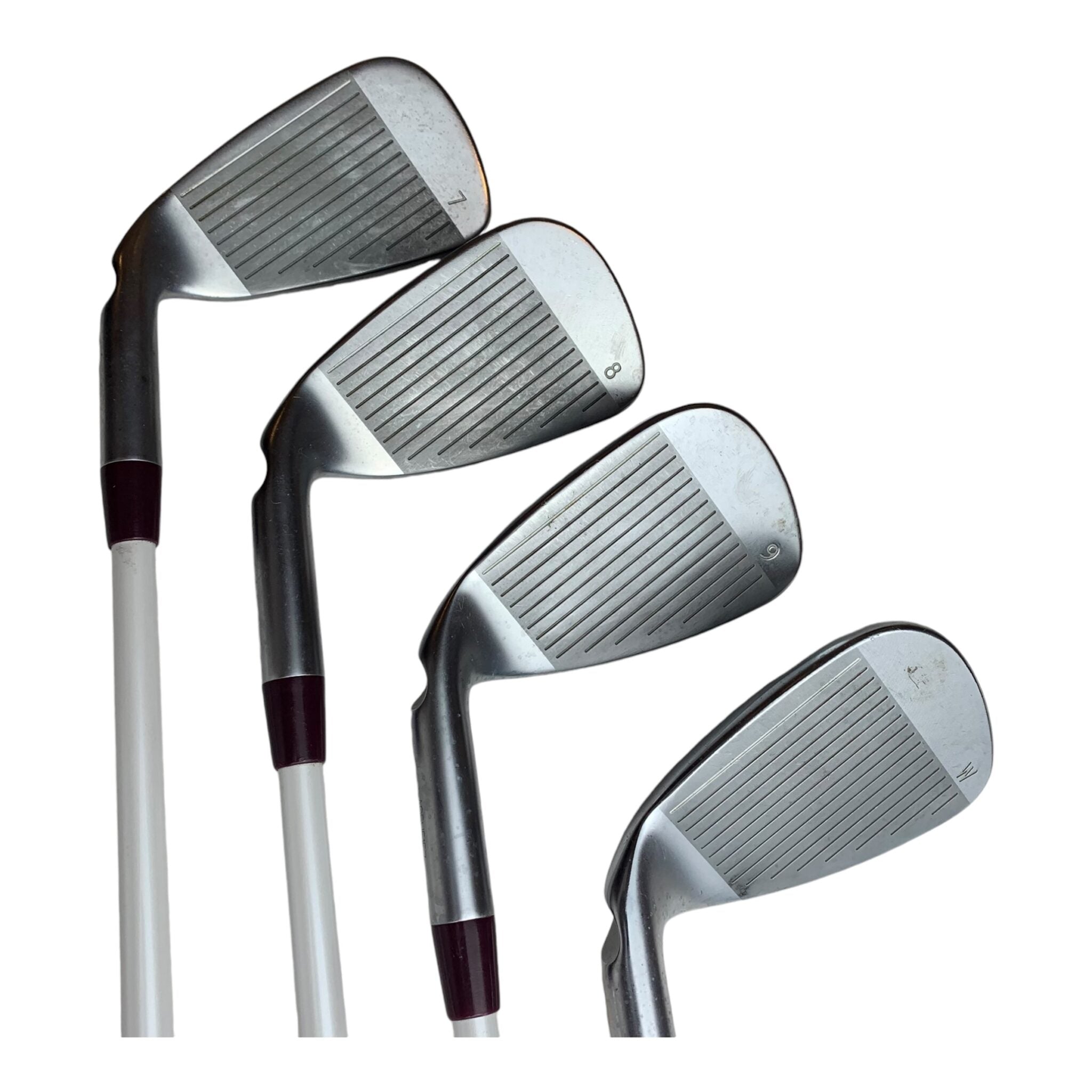 Ping G Le2 iron set / Flex Ladies (UltraLight) / 7-PW / Graphite / Orange Lie Dot (2 Flat)