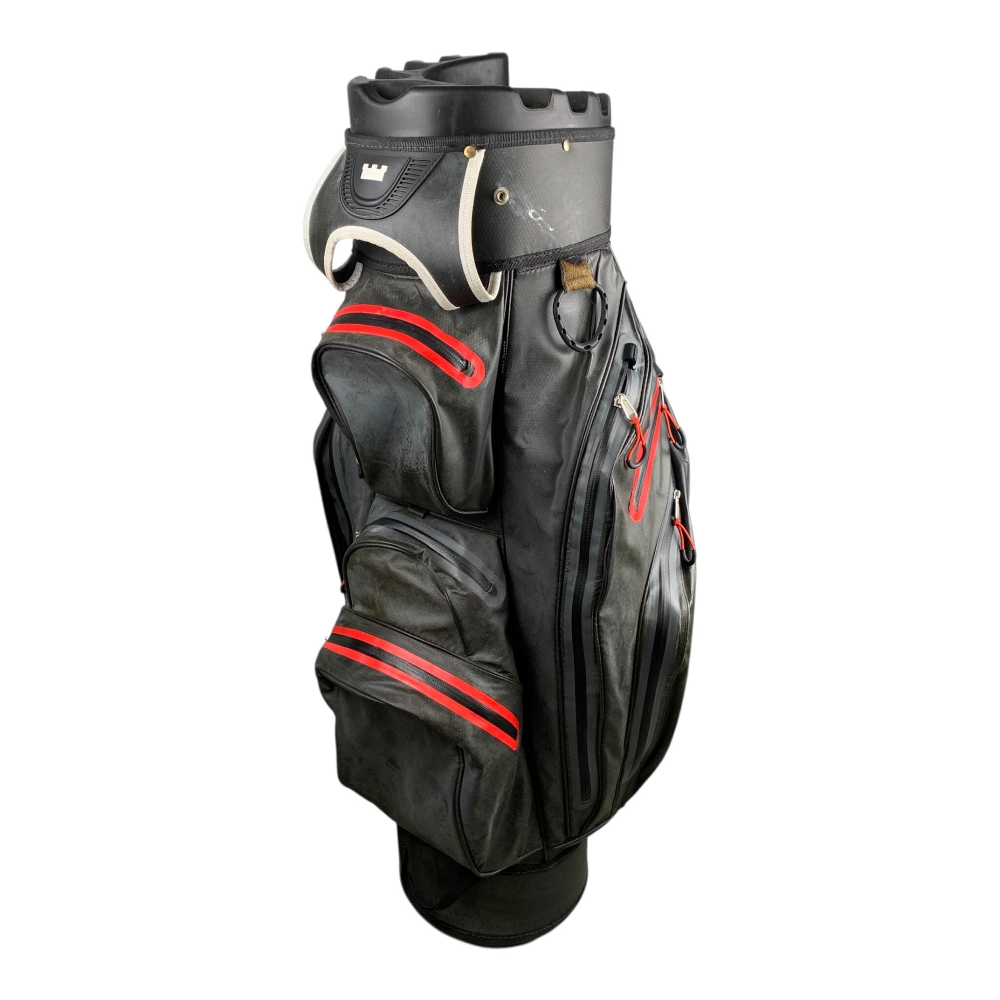 Golf Copenhagen Cartbag / Black/Red / 12-Room