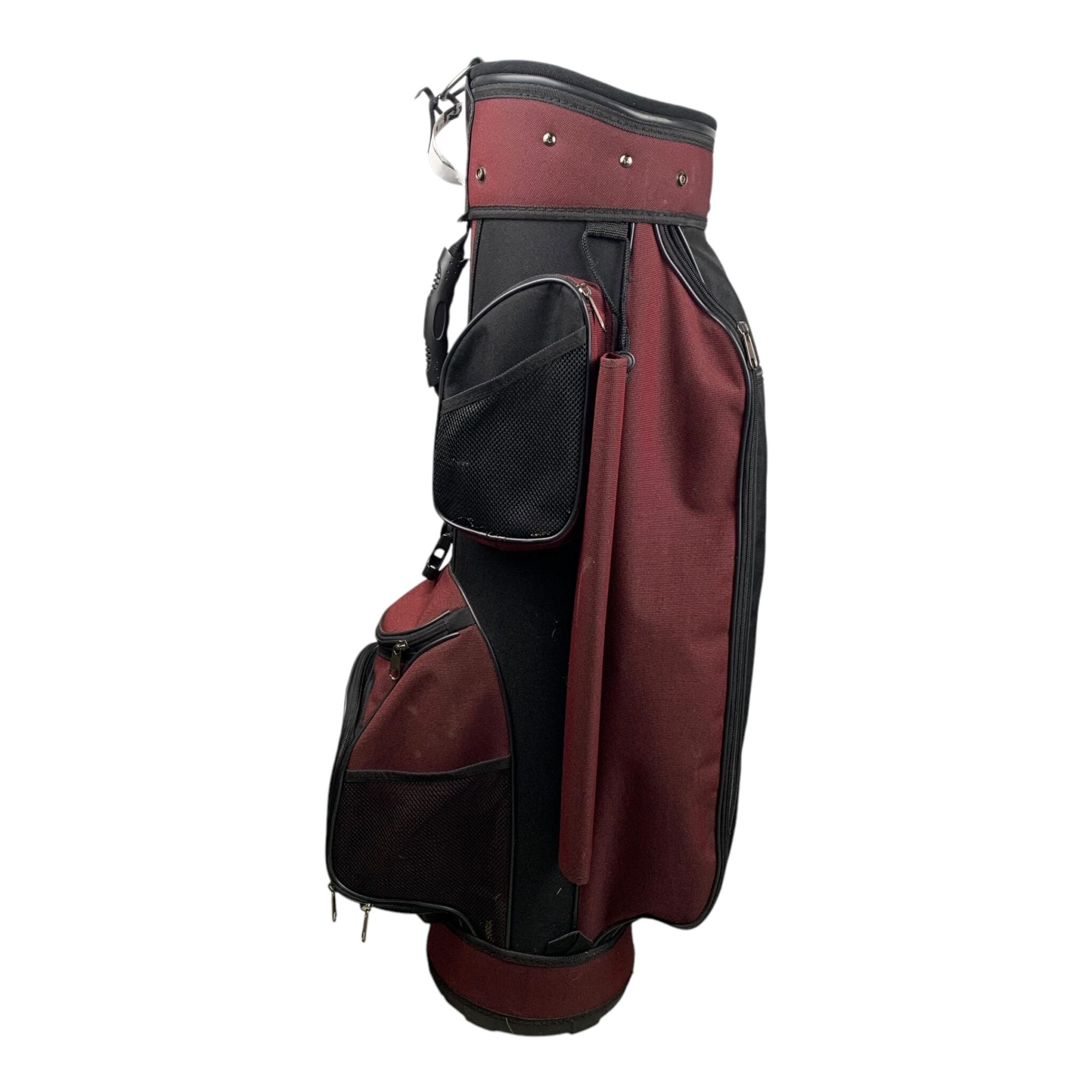 Tour Golf Cartbag / Maroon/Black / 6 Compartments