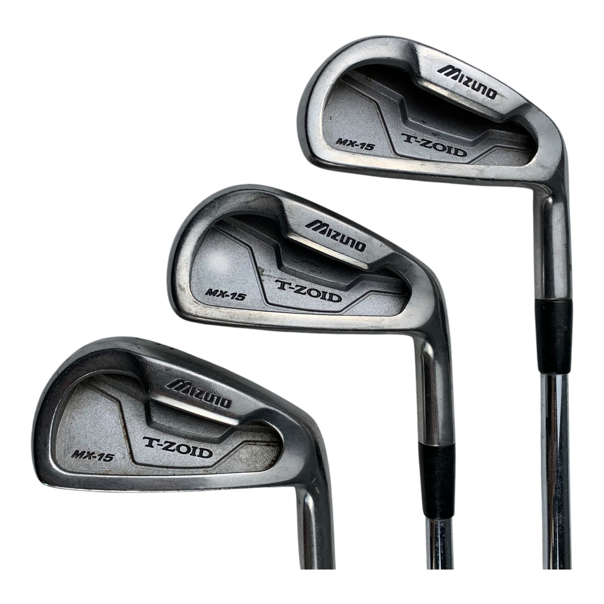Mizuno T-Zoid MX-15 Eisenset / Flex Stiff / 3-PW / Stahl