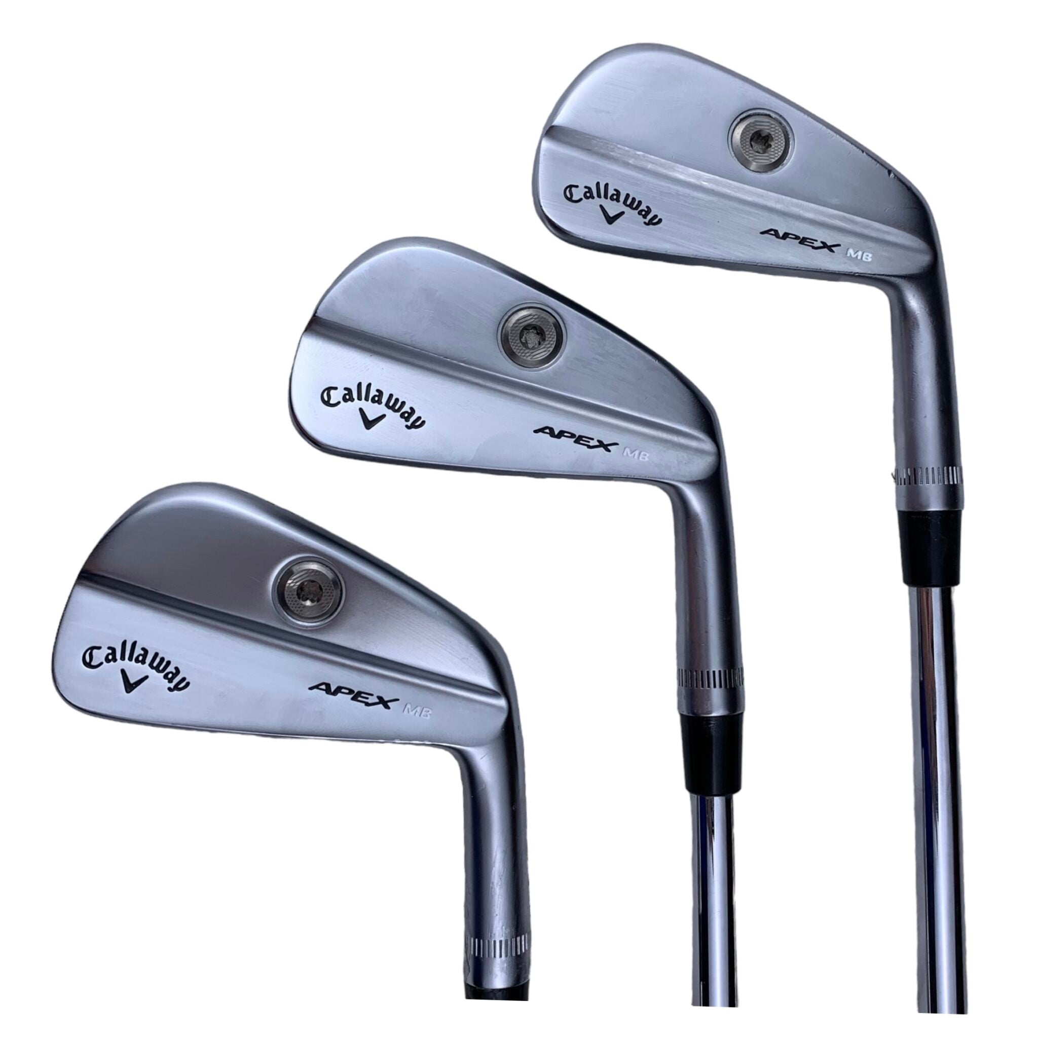 Callaway Apex MB iron set / Flex Stiff / 3-PW / Extended +0.5" / MCC +4 Midsize