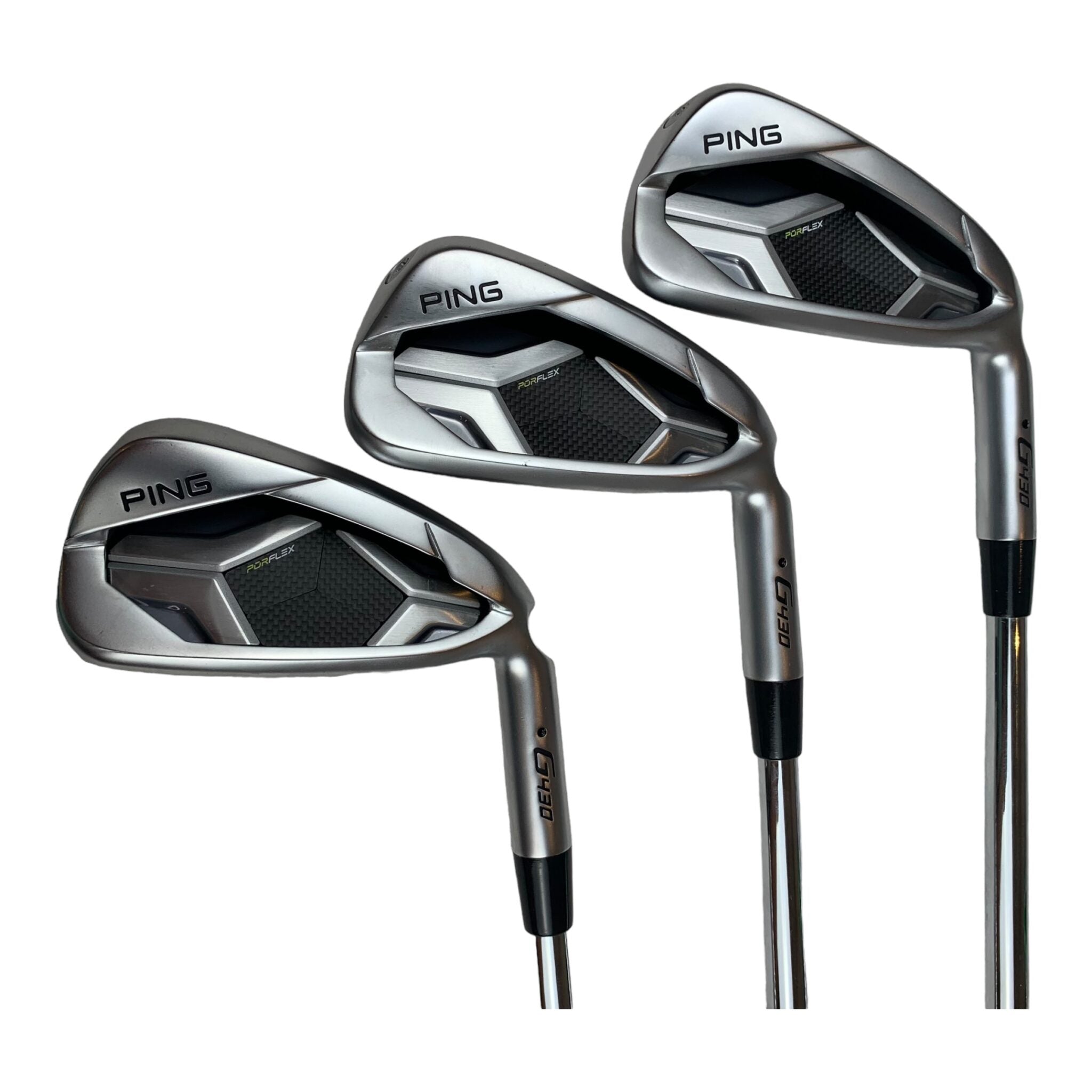 Ping G430 iron set / Flex Regular / 5-PW / Steel / Lie = Black DOT