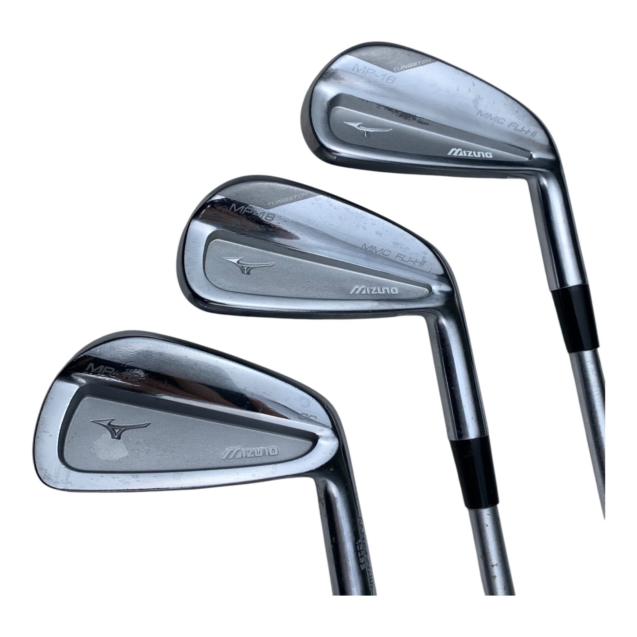 Mizuno MP-18 MMC FLI HI / SC Eisen-Set / Flex Stiff - Stahl / 4-PW