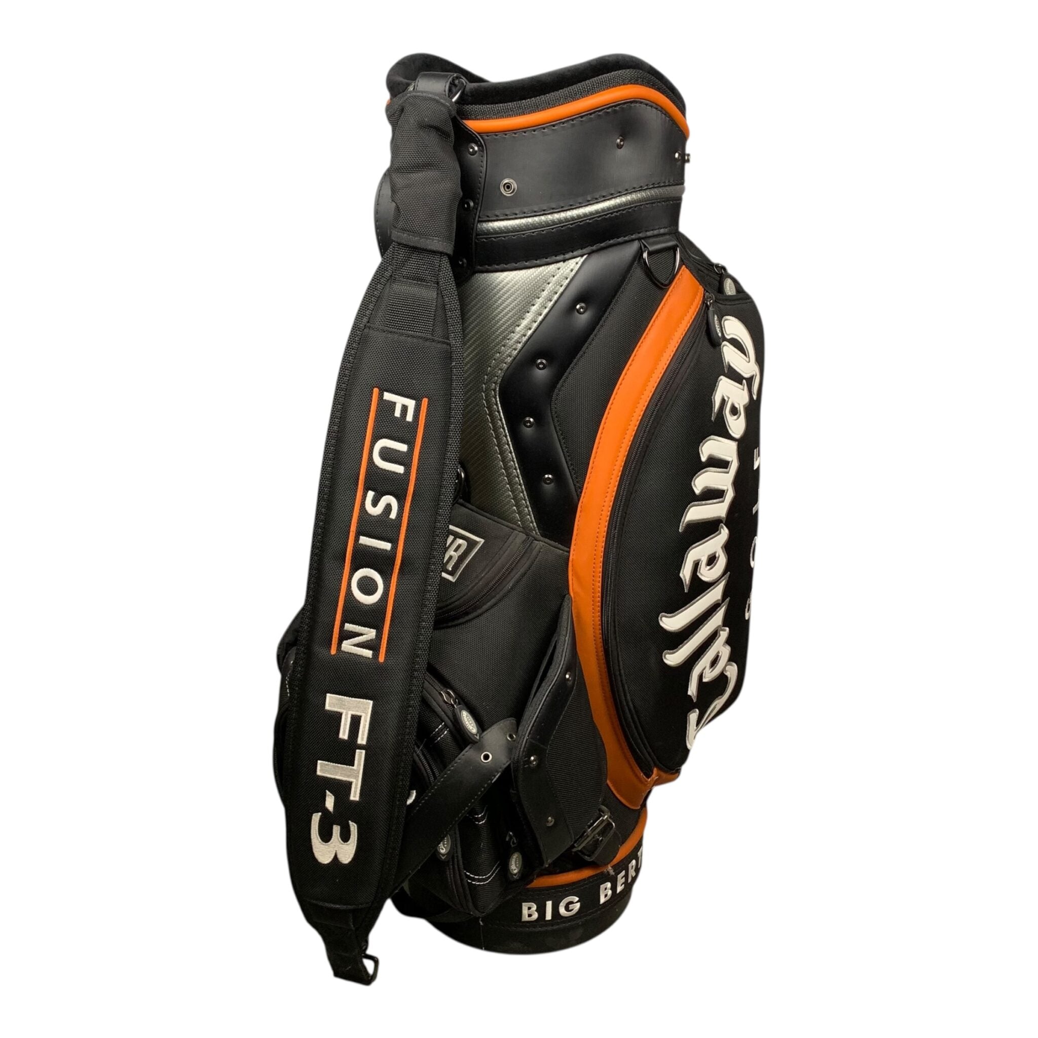 Callaway Fusion Staff Bag / Black/Orange / 6-Compartment