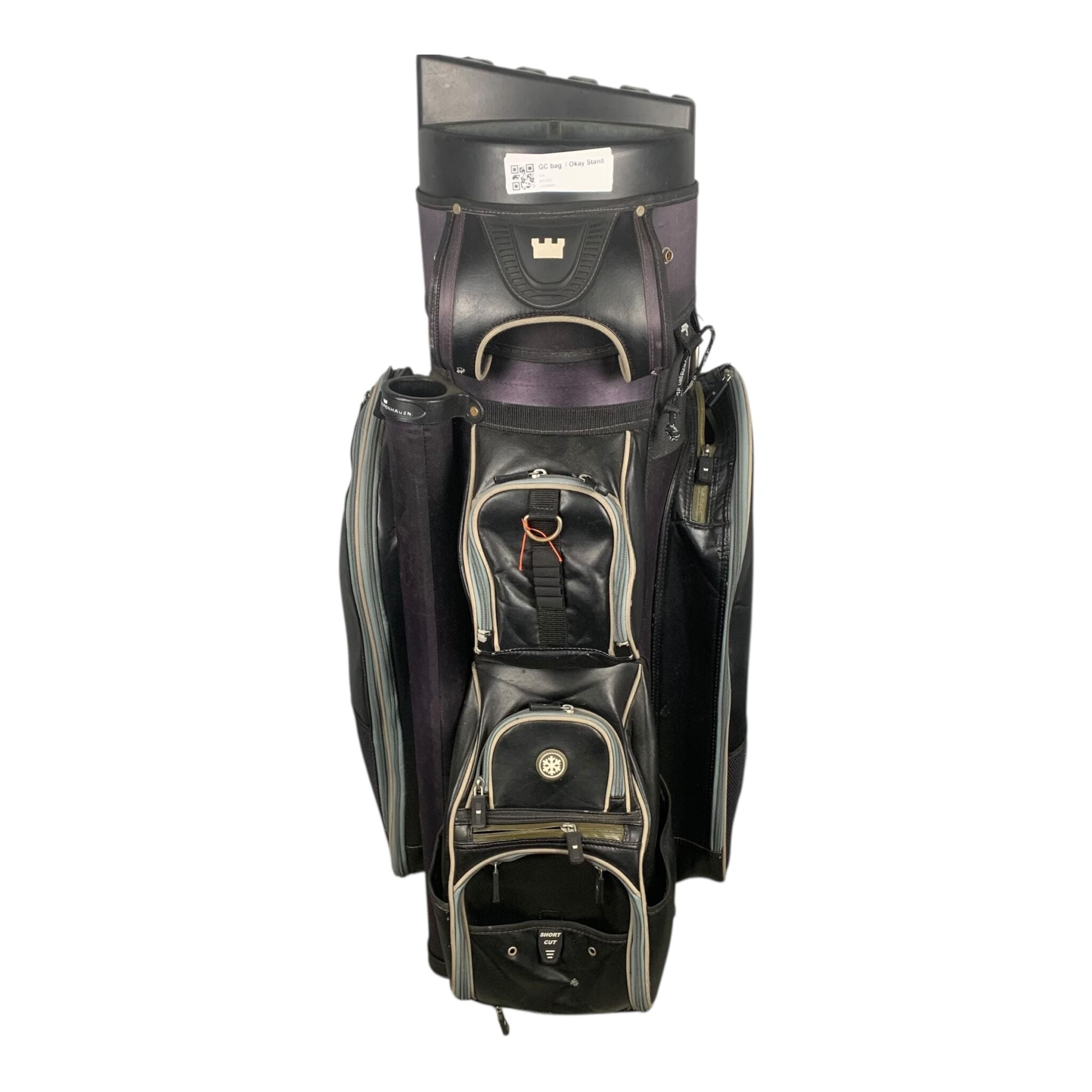 Bolsa para carrito Golf Copenhagen / Negra / Tapa divisoria