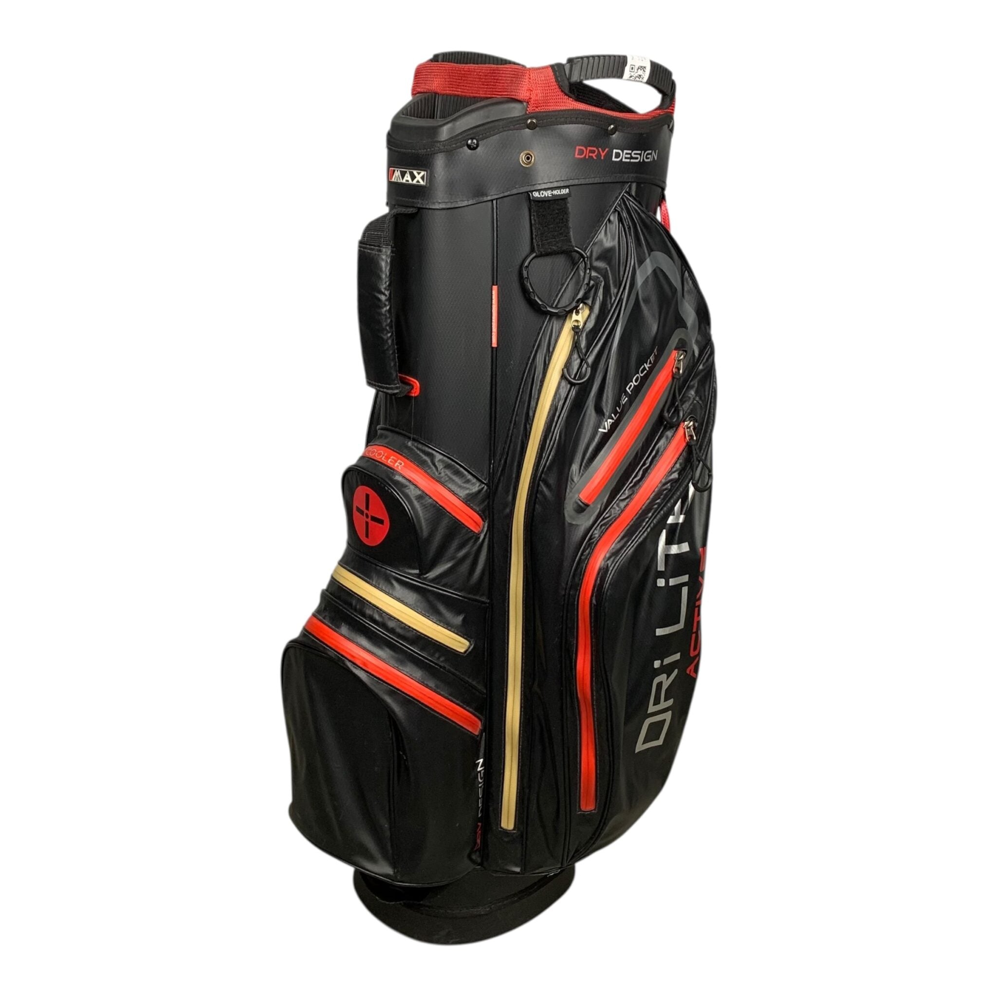 Big Max Drylite Active Cartbag / Black/Red / 15-Room