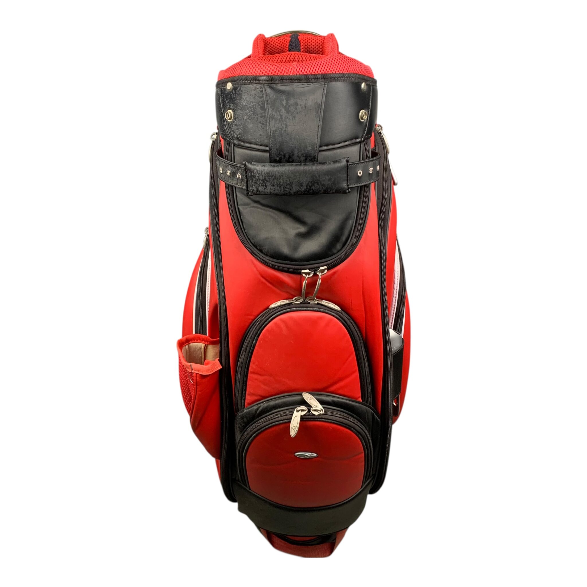 Oza Golf Cartbag / Red / 14 Compartments
