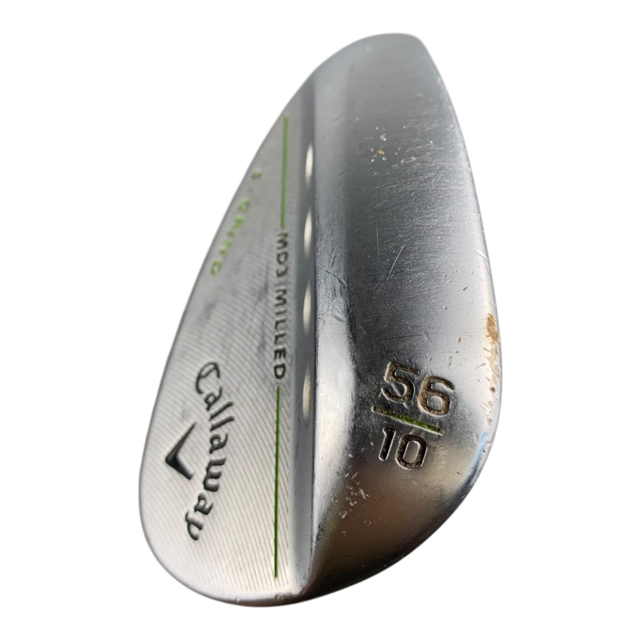 Zurdo Callaway Mandíbulas Crudas Completas Toe Wedge / Acero / #56/10