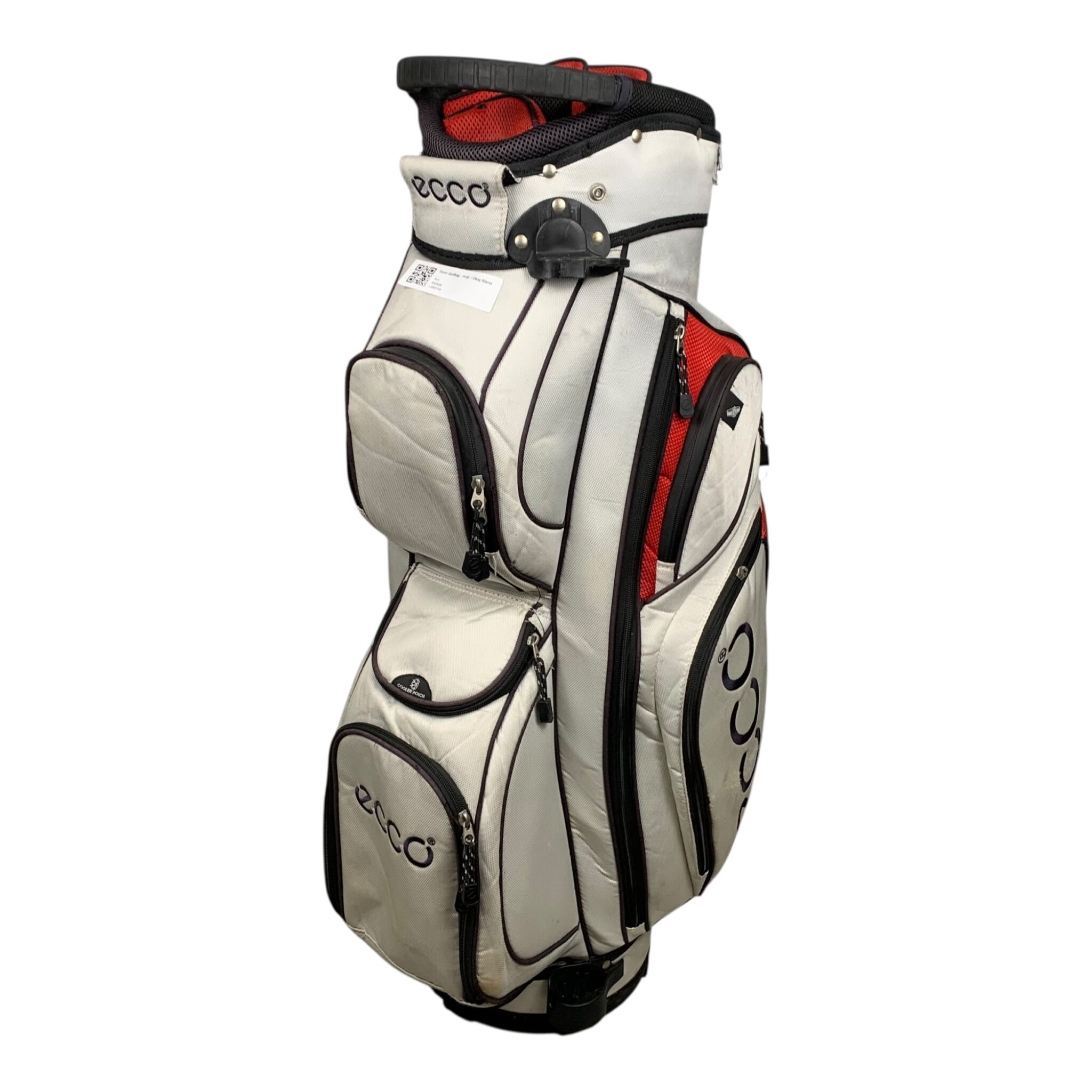 Ecco Cartbag / White/Red / 14-Room