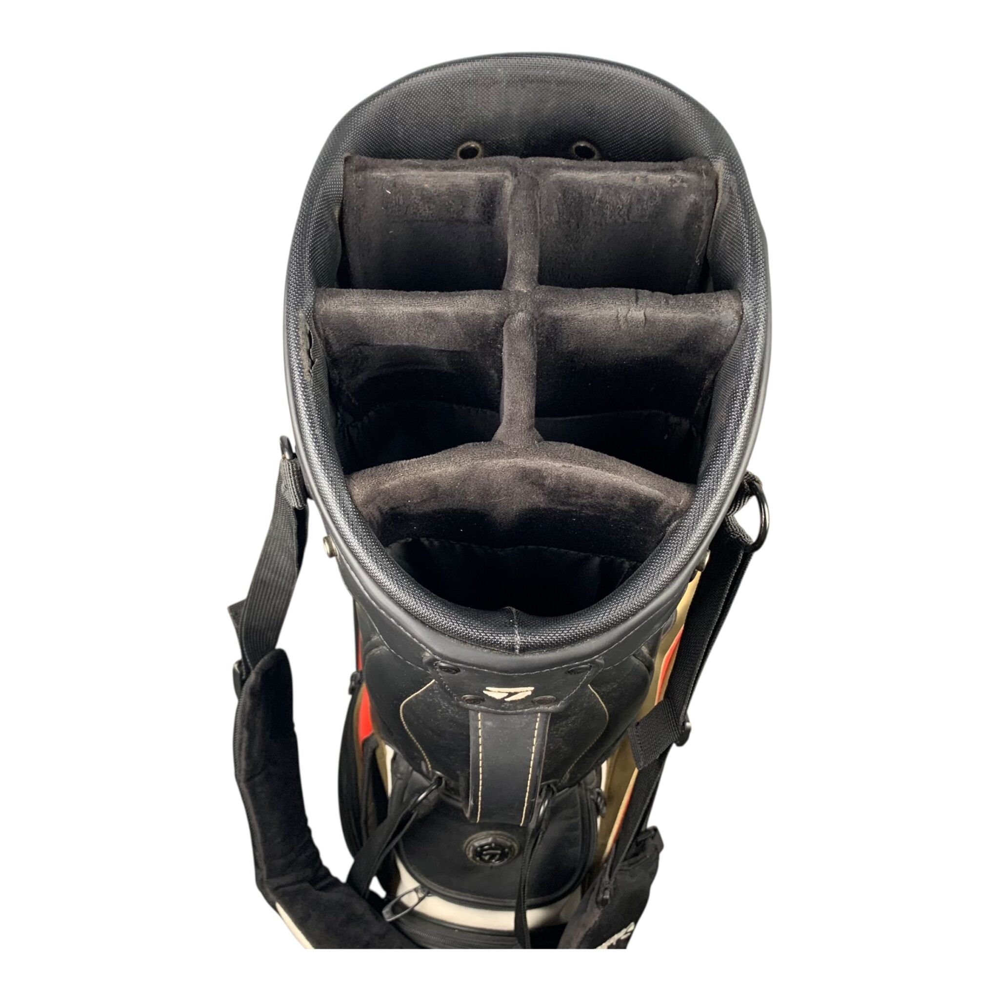 Taylormade Borsa con supporto / Nero/Oro/Bianco / 6-Way
