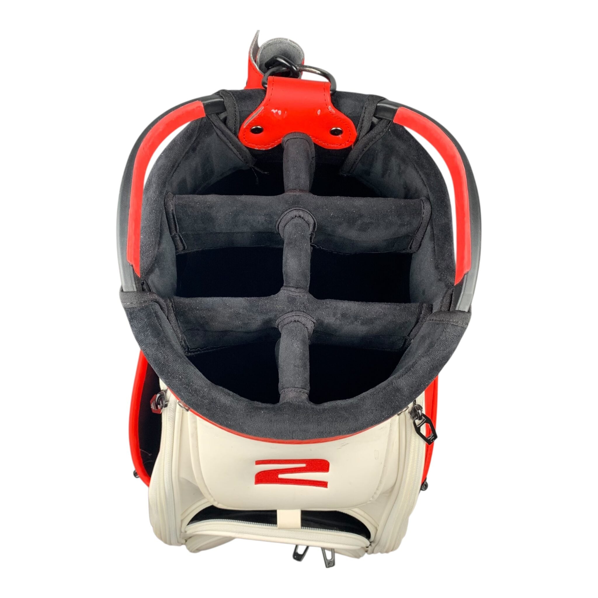 Taylormade Stealth Staffbag / White/Red / 6-Compartment