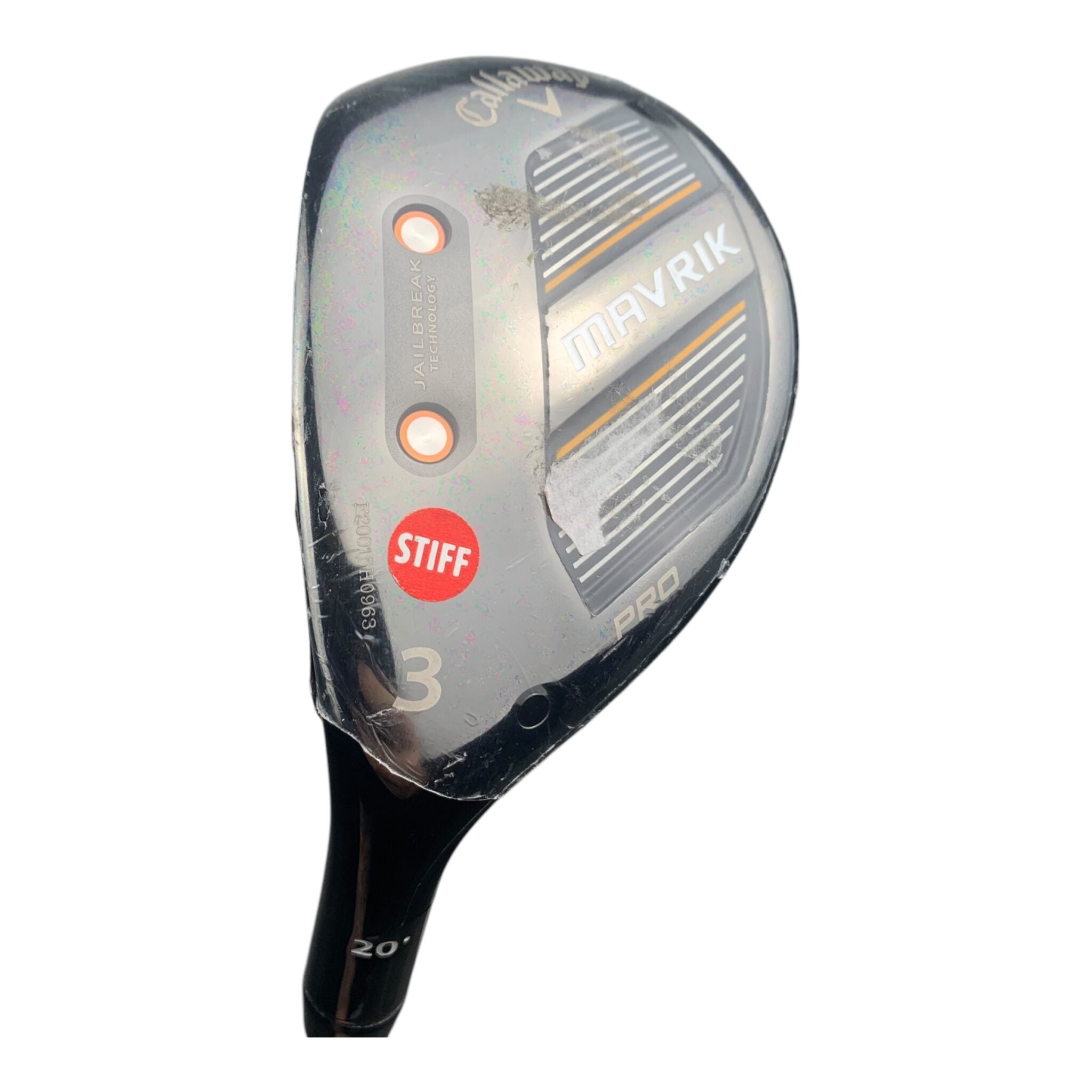 Left Callaway Mavrik Pro Hybrid / Flex Stiff / Graphite / #3/20
