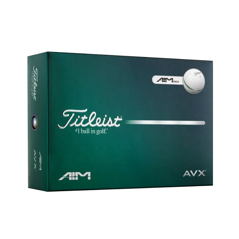 Titleist AVX AIM 360 Golf Balls / 1 Dozen