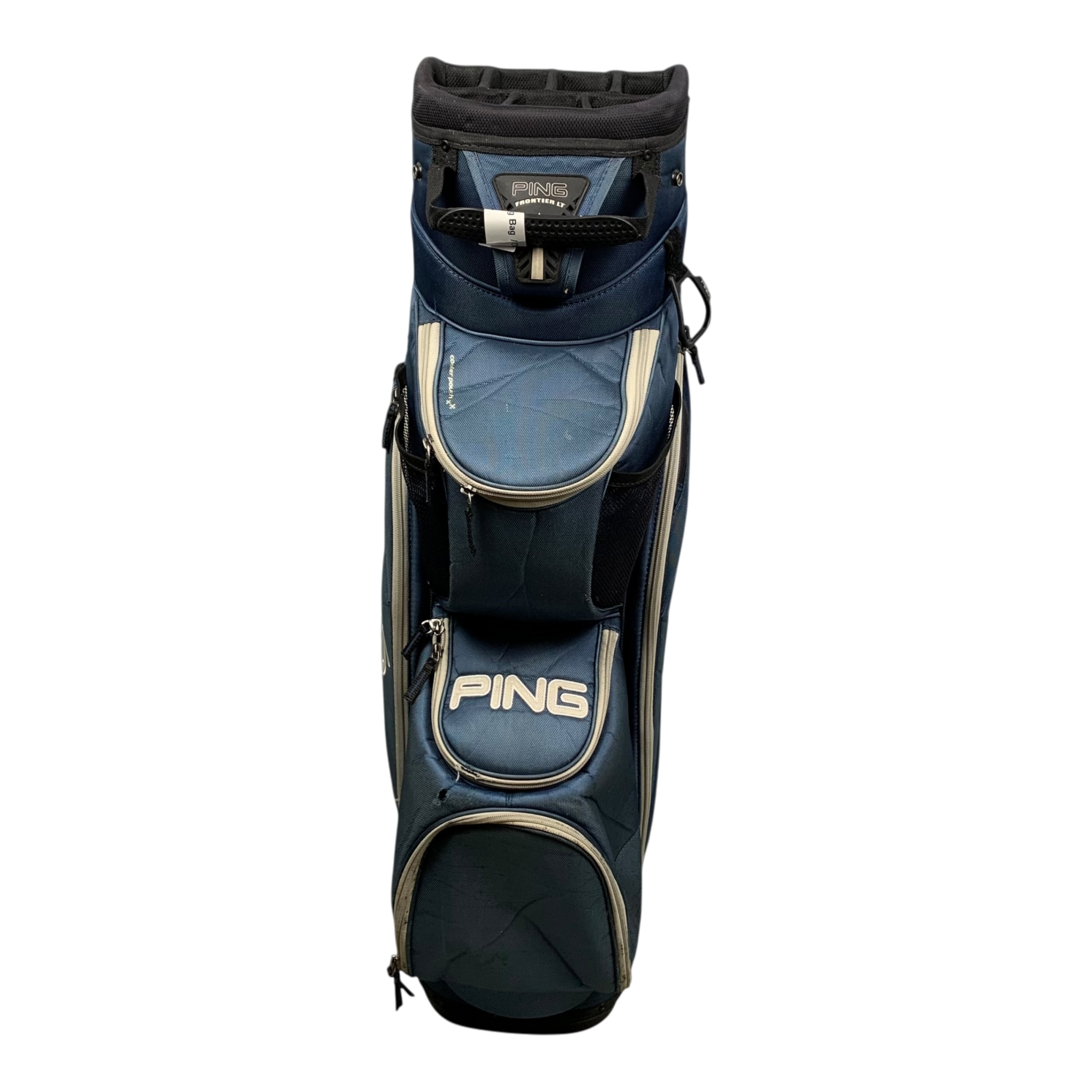 PING Frontier LT Cart Bag / 14-Way / Blue galleri billede 2 - brugt golf udstyr i god stand