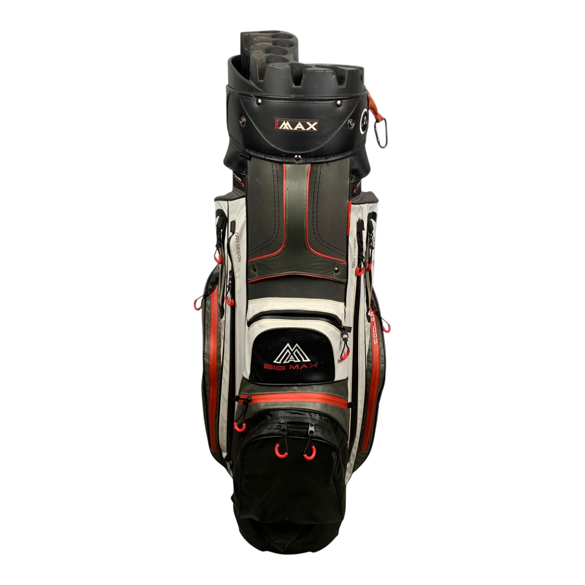 Big Max Cart Bag / 14-Way / White galleri billede 2 - brugt golf udstyr i god stand