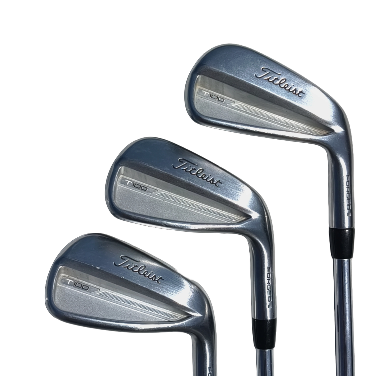 Titleist T100 Gen. 3 Jernsæt / 4-9i / Flex X-Stiff / Stål [model:birefnet-general] [bg:handrolled]