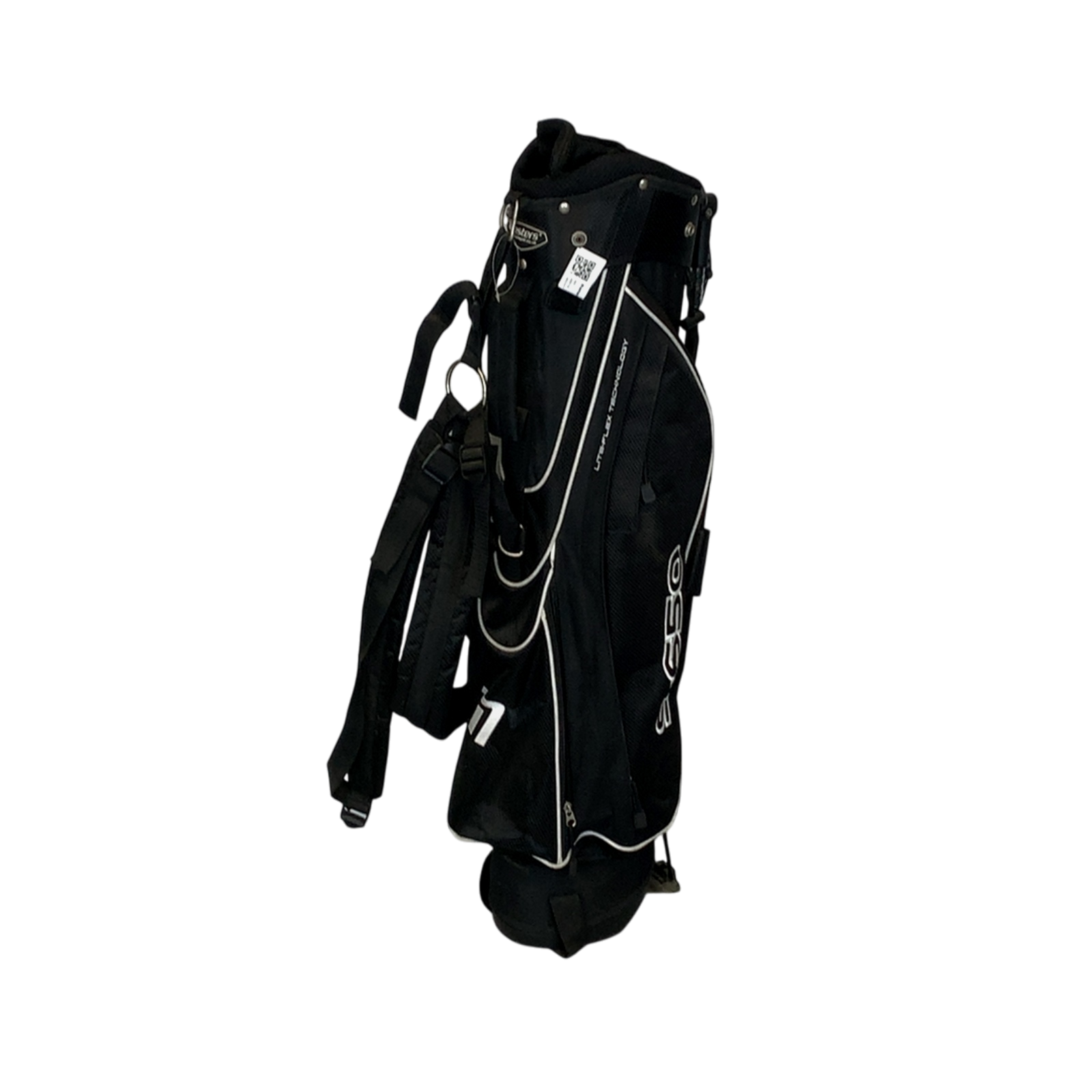 Masters  Junior  Golftaske / 6-Rum / Sort