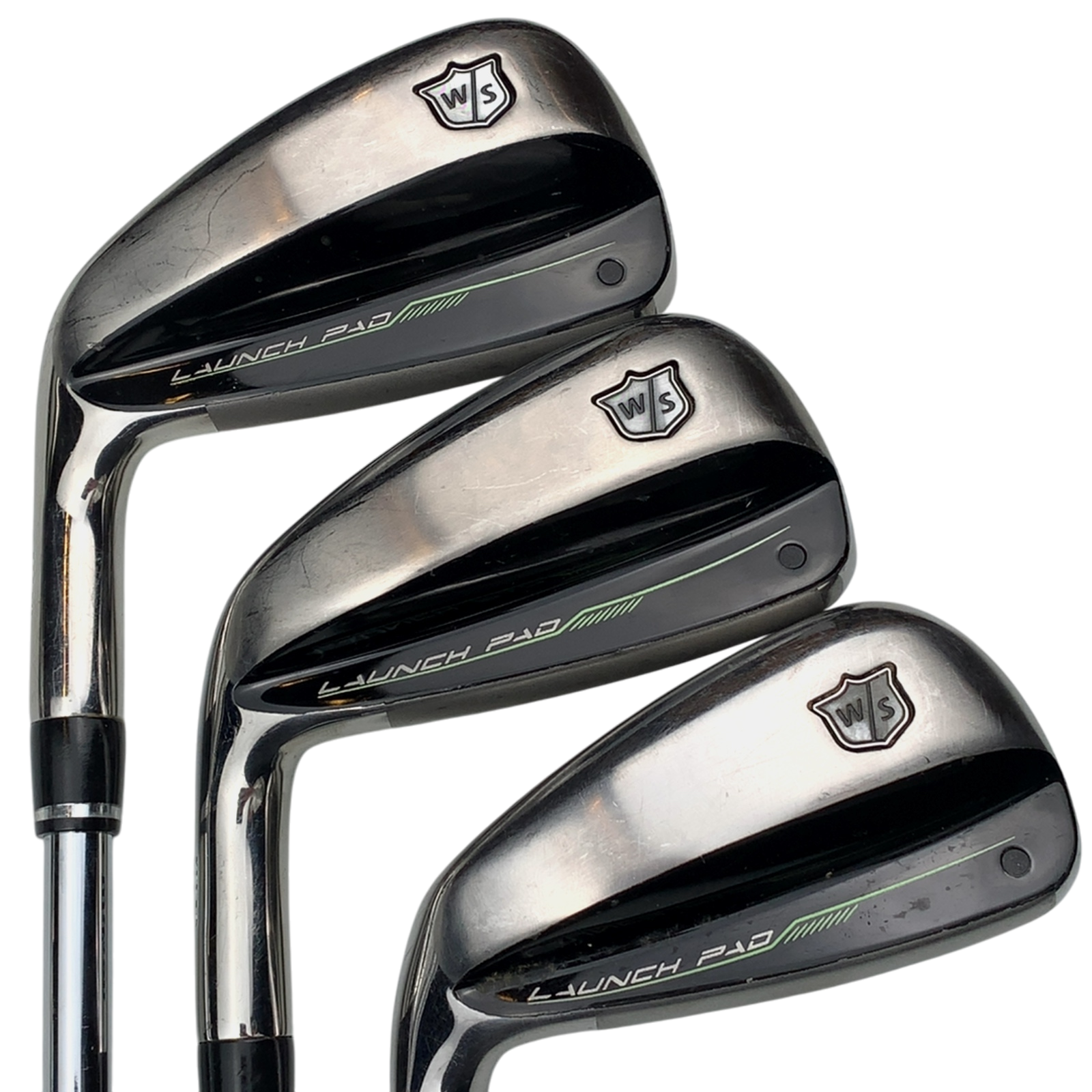 Venstre Wilson Launch Pad 2 Jernsæt / 5-PW / Flex Regular / Stål