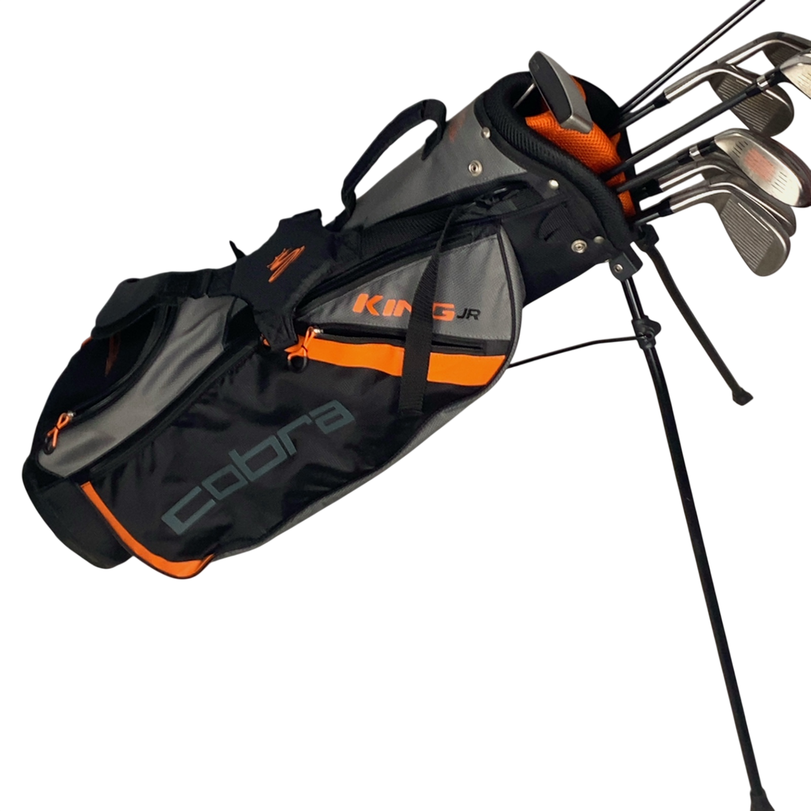 Cobra King Jr. Komplet Sæt Med Bag / 6-PW+SW / Flex Junior  / Grafit