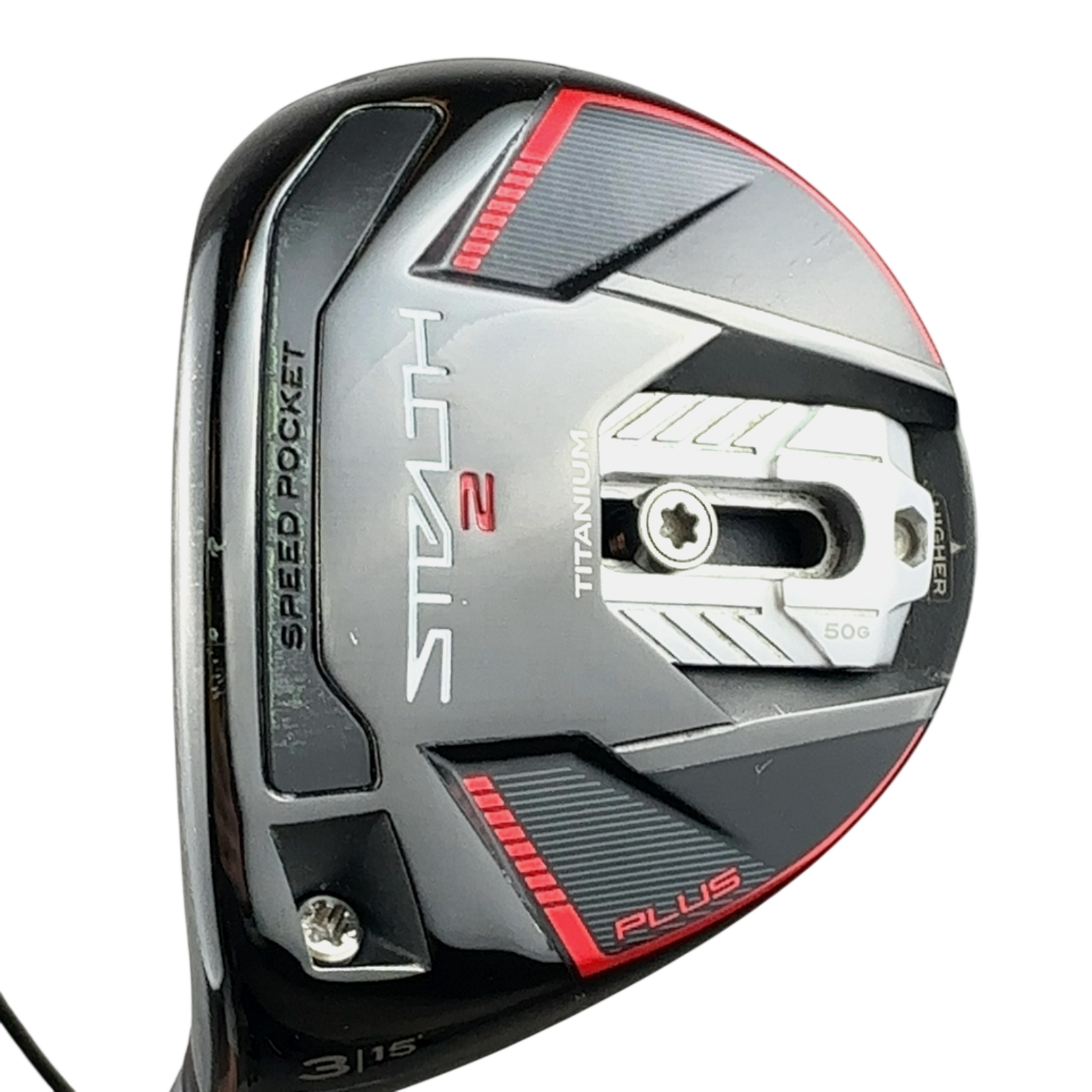 Venstre TaylorMade Stealth 2 Plus Fairway Wood / Flex Stiff / #3/15