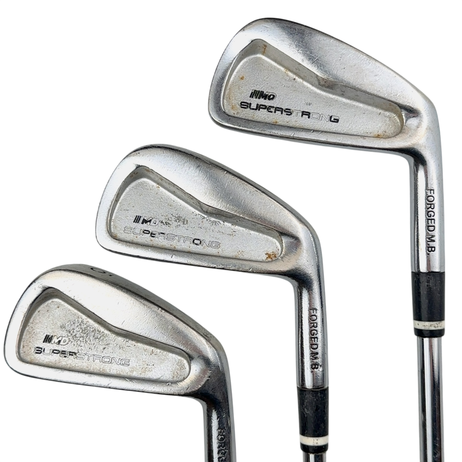 MD Golf Superstrong  Jernsæt / 3-PW+SW / Flex Stiff / Stål