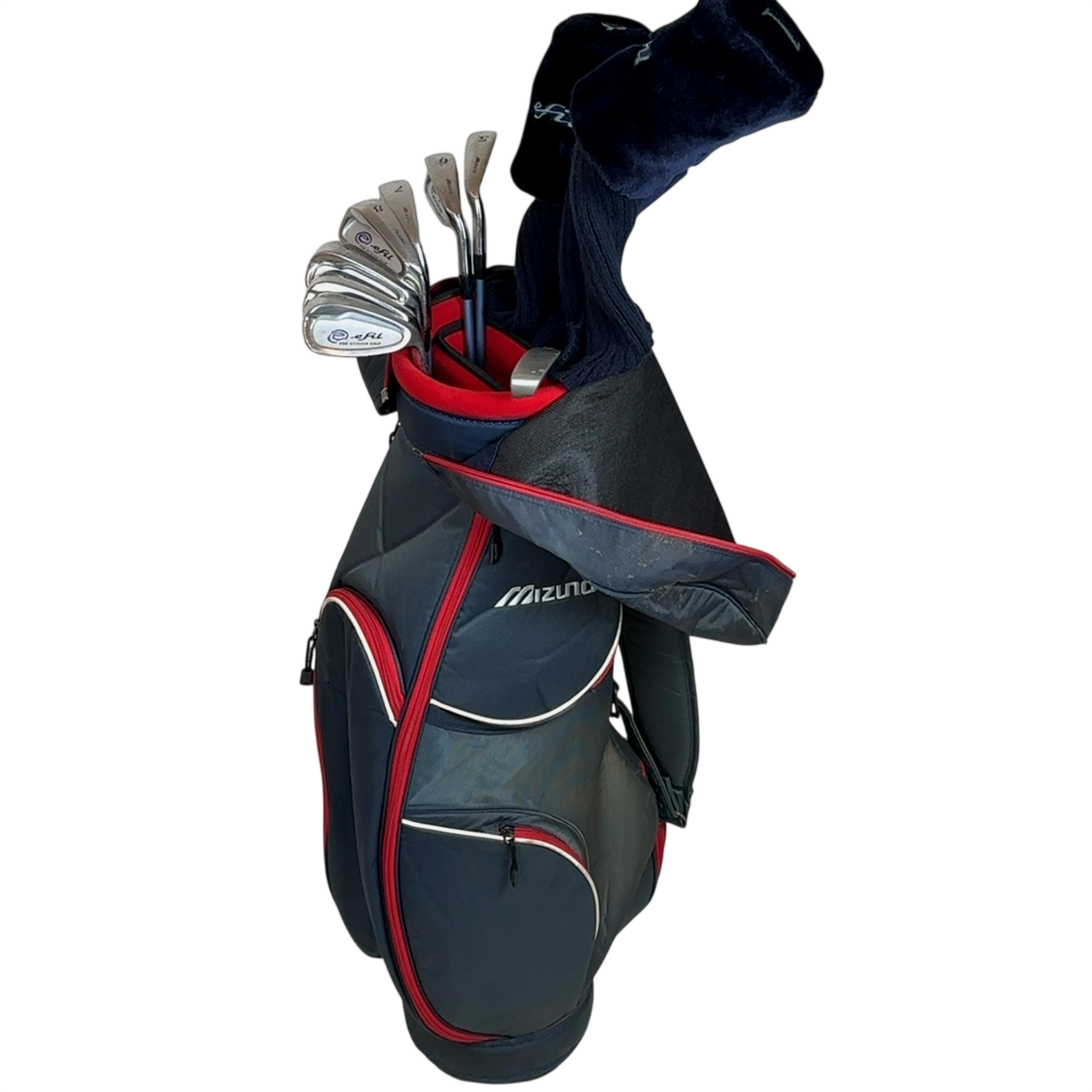 Mizuno Efil Komplet Sæt Med Bag / 5-PW+SW / Flex Ladies / Grafit