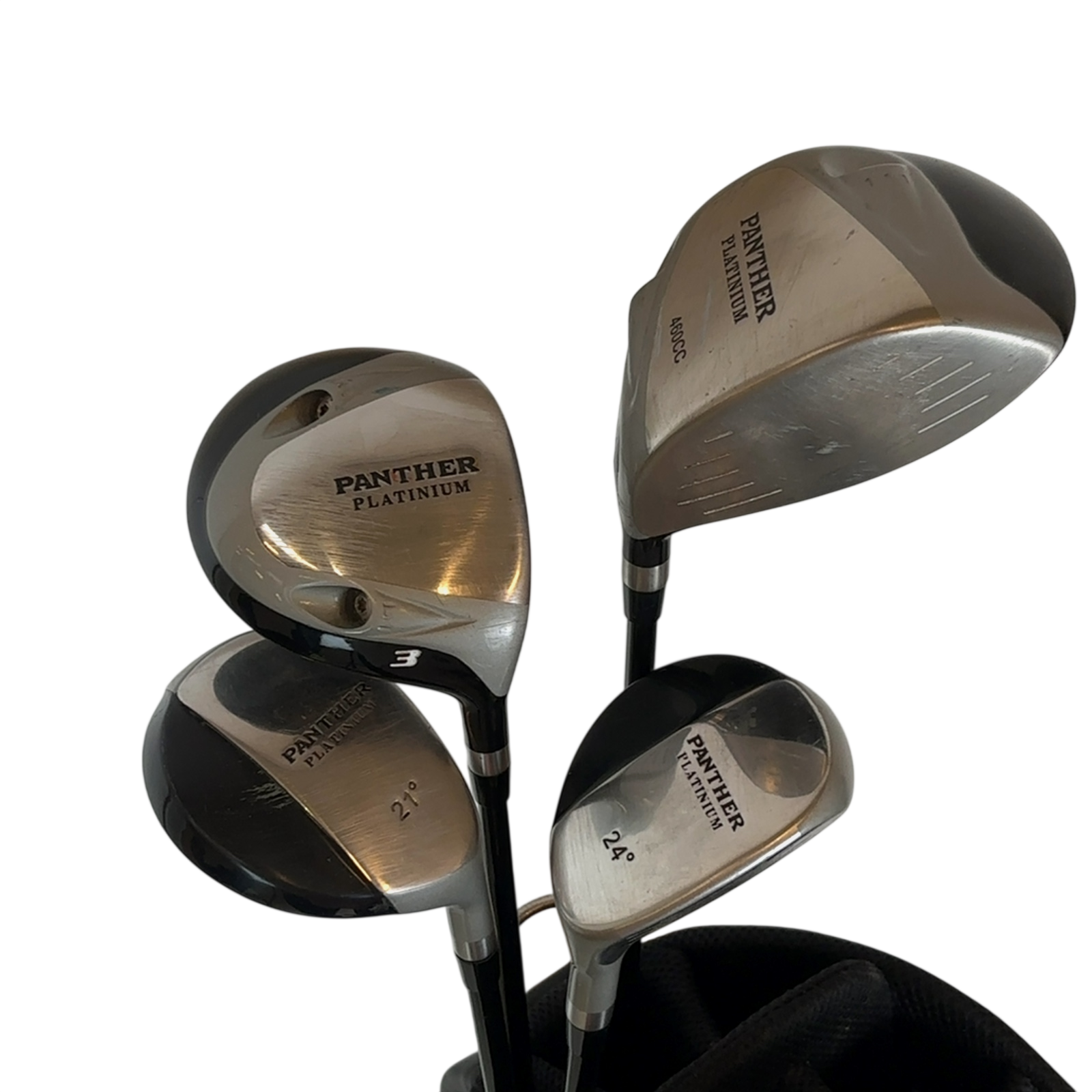 Panther Platinium Oversize Komplet Sæt Med Bag / 6-PW+SW / Flex Regular / Grafit