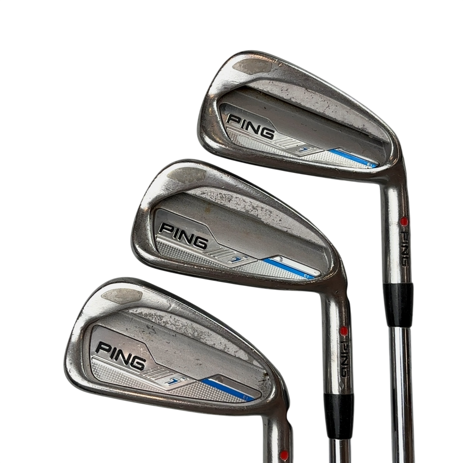 PING i Series E1 Jernsæt / 4-PW / Flex Stiff / Stål