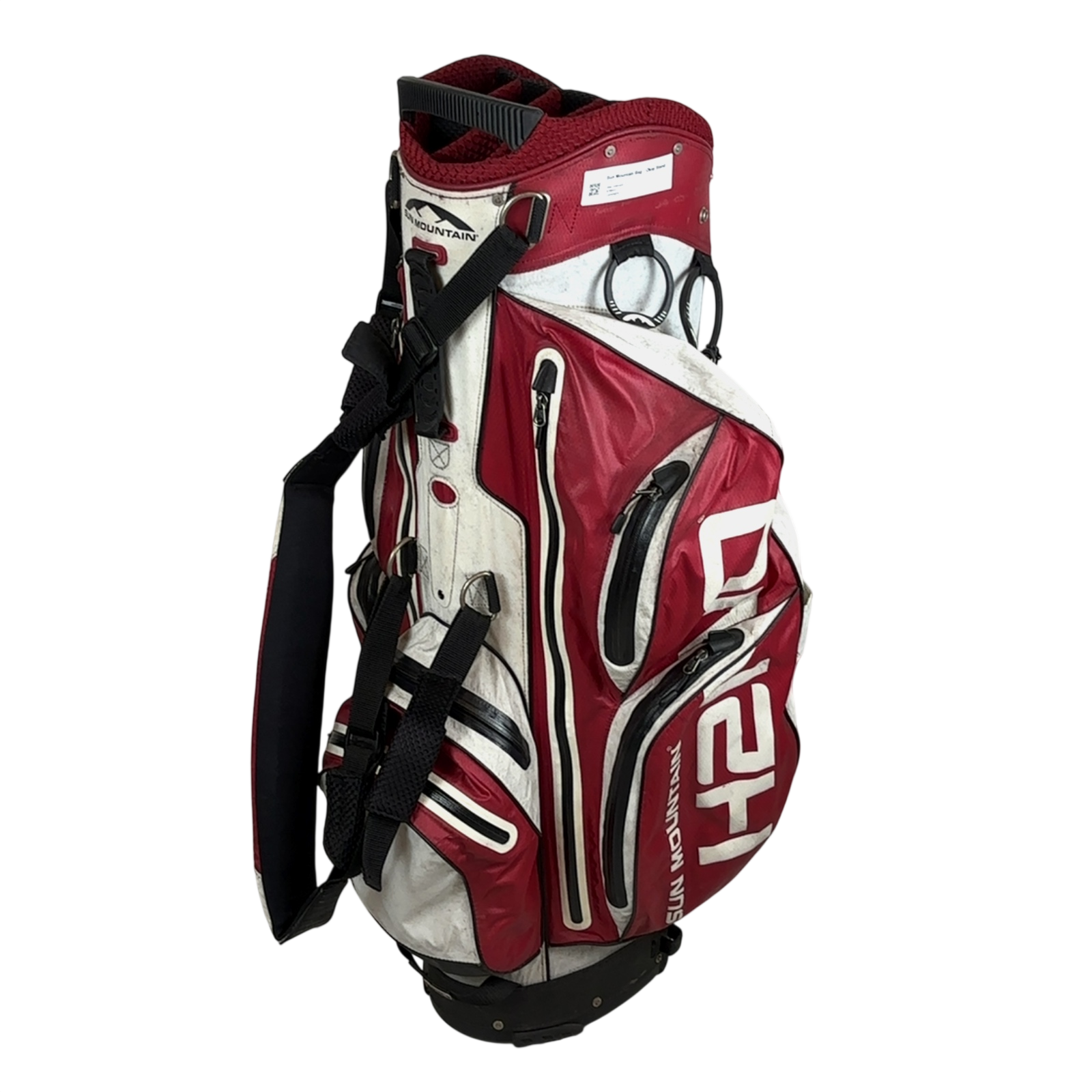 Sun Mountain H2NO Golf Bag / 14-Rum / Rød