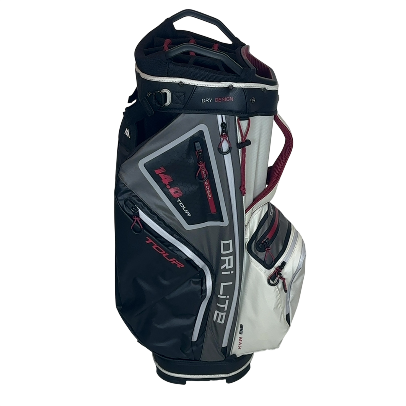 Big Max Dri-Lite Tour Golf Bag / 15-Rum / Grå