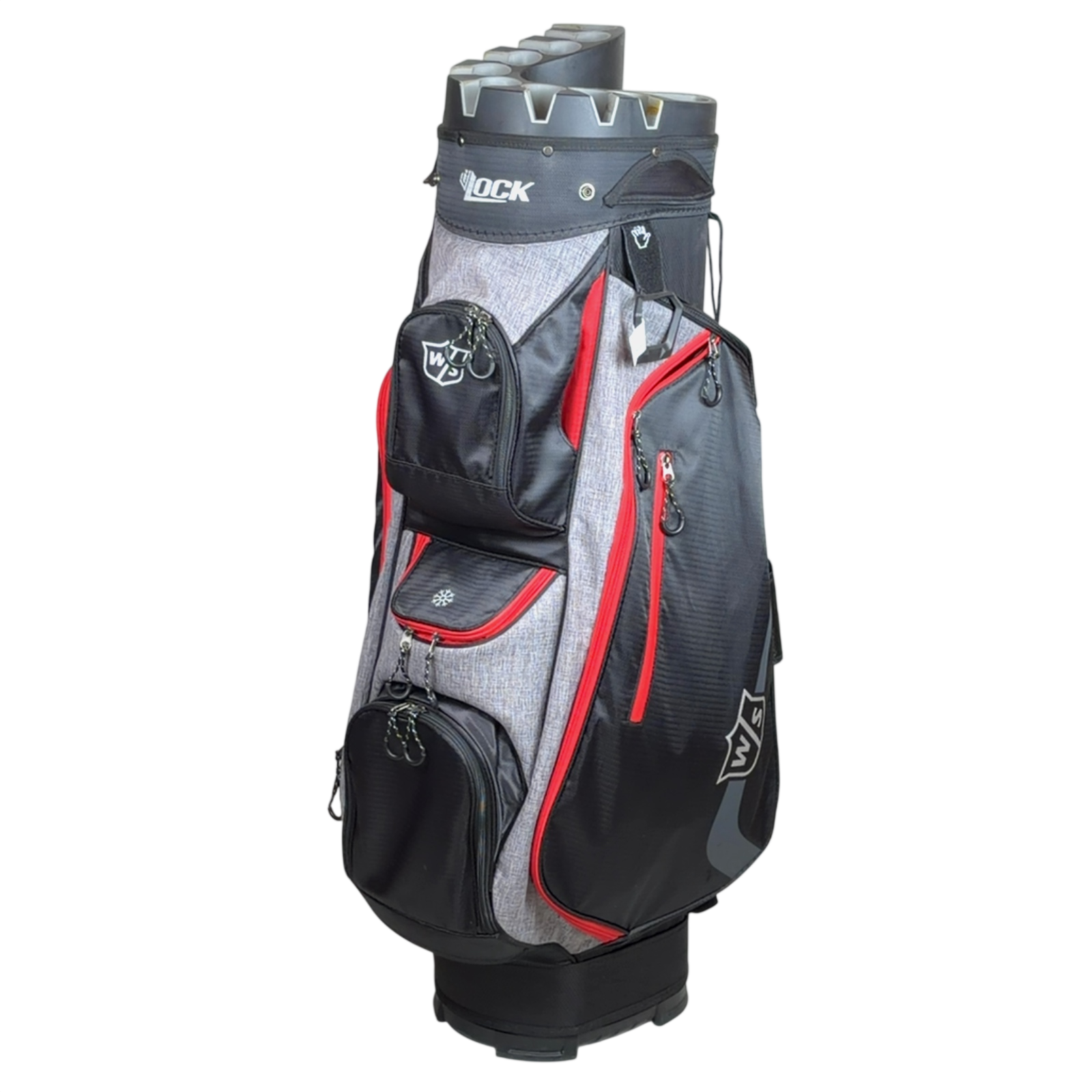 Wilson Staff Ilock Golf Bag / 15-Rum / Sort