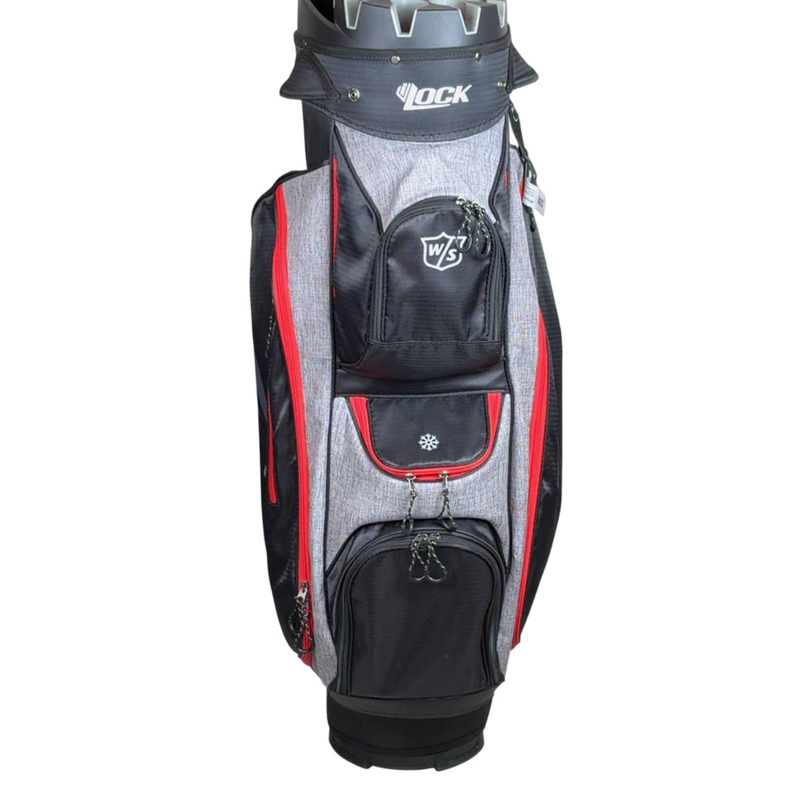 Wilson Staff Ilock Golf Bag / 15-Rum / Sort