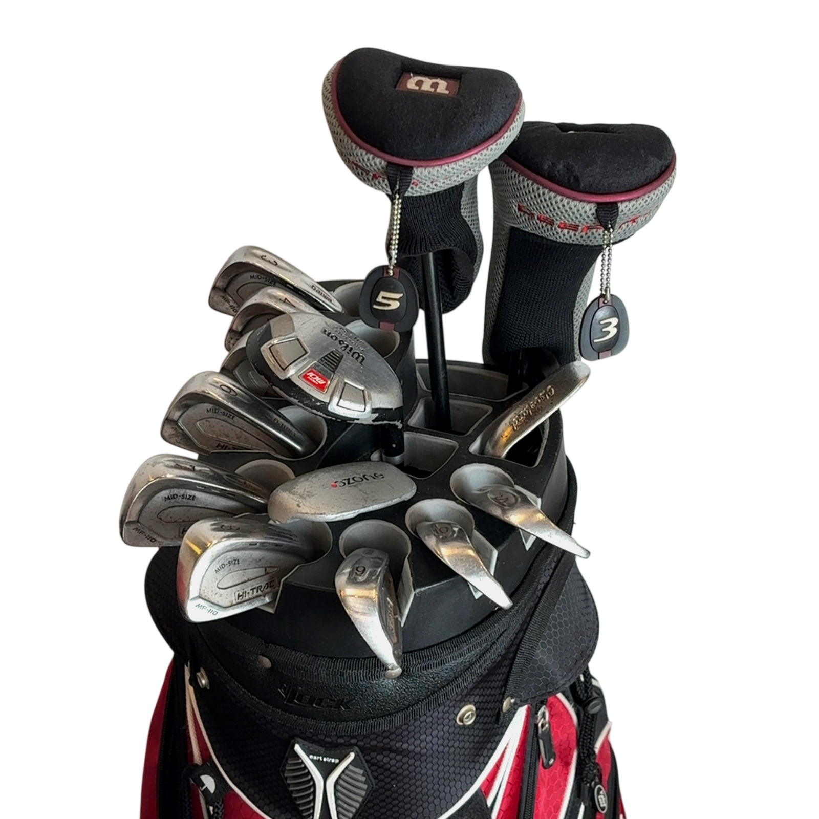 Wilson MF110 Komplet Sæt Med Bag / 3-PW+SW / Flex Regular / Stål
