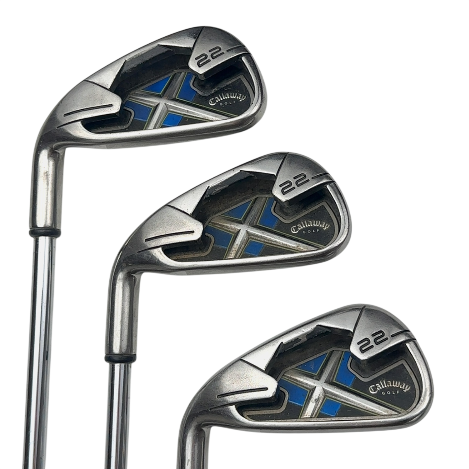 Venstre Callaway X22 Jernsæt / 4-PW / Flex Uniflex / Stål