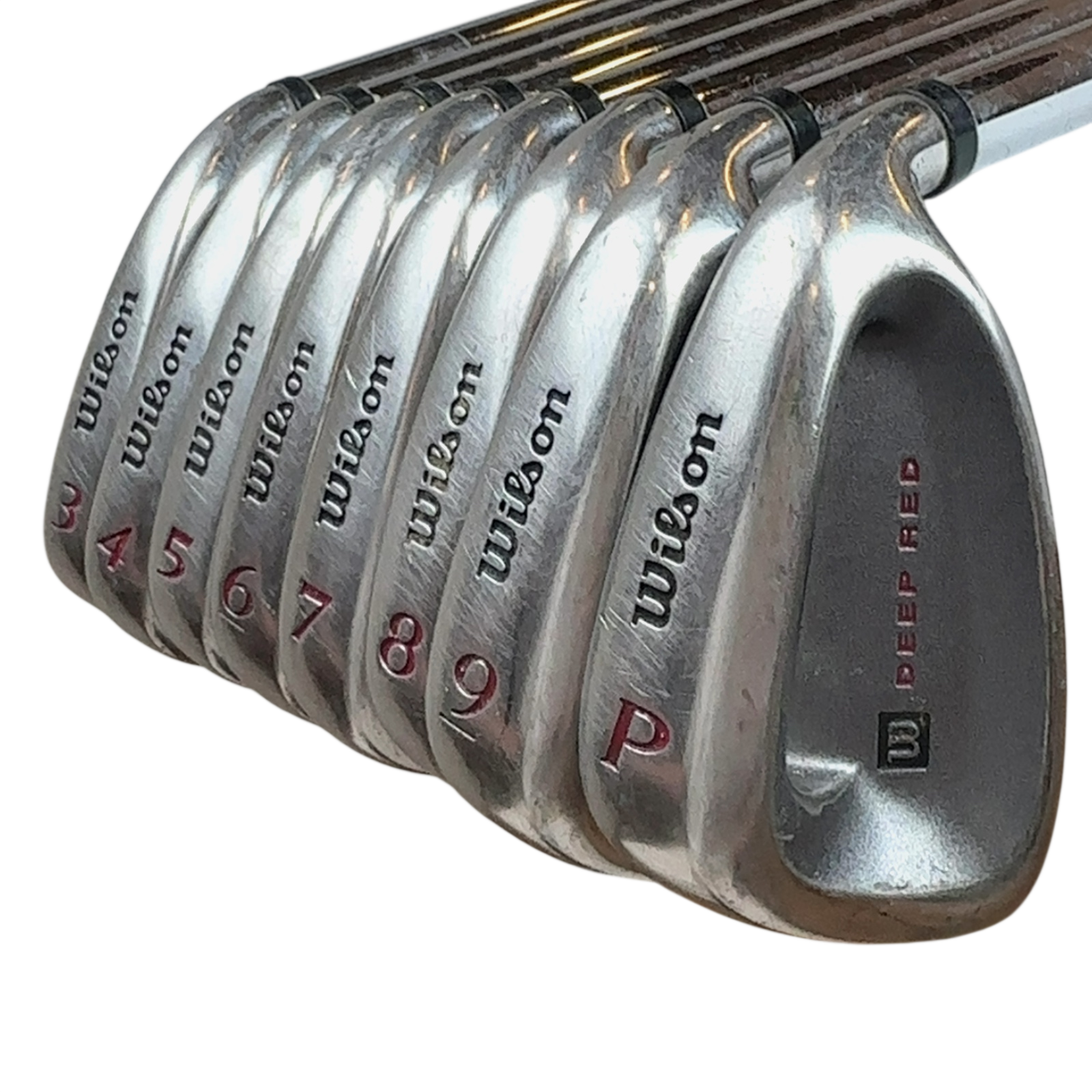Wilson Deep Red Jernsæt / 3-PW / Flex Regular / Stål