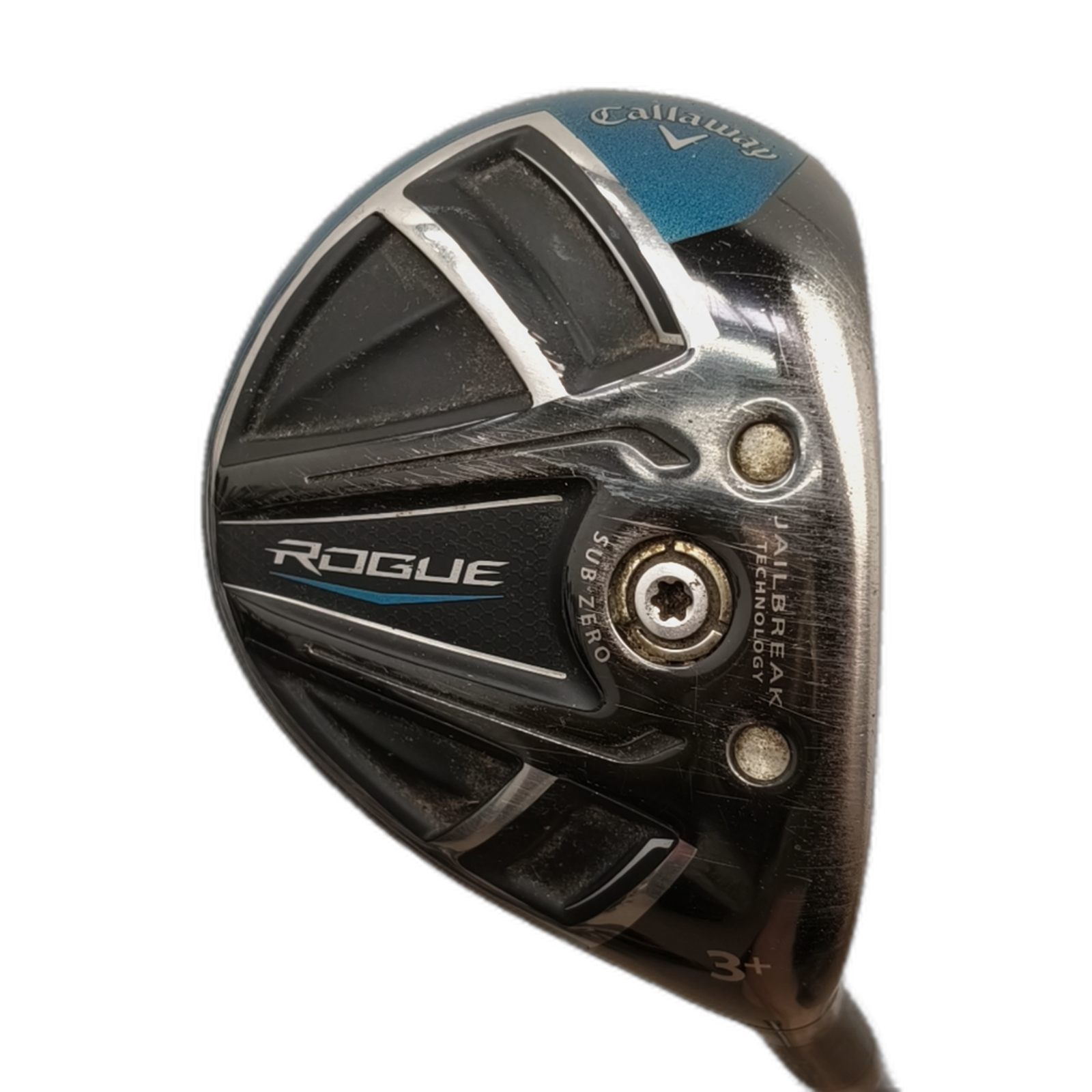Callaway Rogue Fairway Wood / Flex Stiff / #3/13.5 [model:silueta] [bg:handrolled]