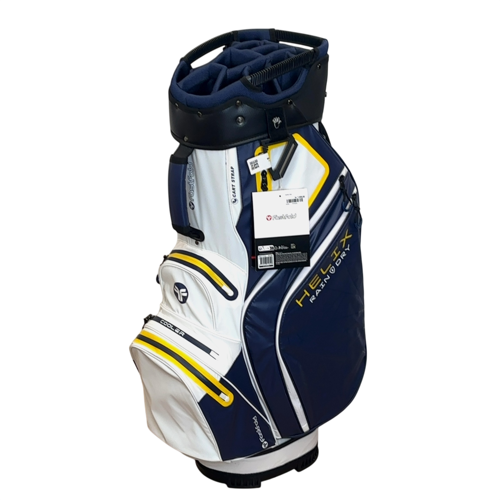 Fastfold Helix Rain Dry Golf Bag / 14-Rum / Blå