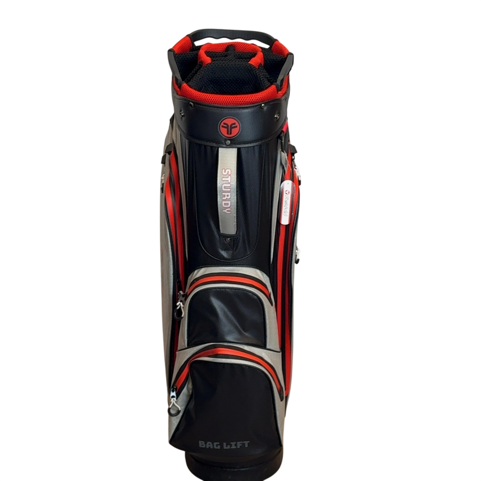 Fastfold Sturdy Golf Bag / 14-Rum / Grå