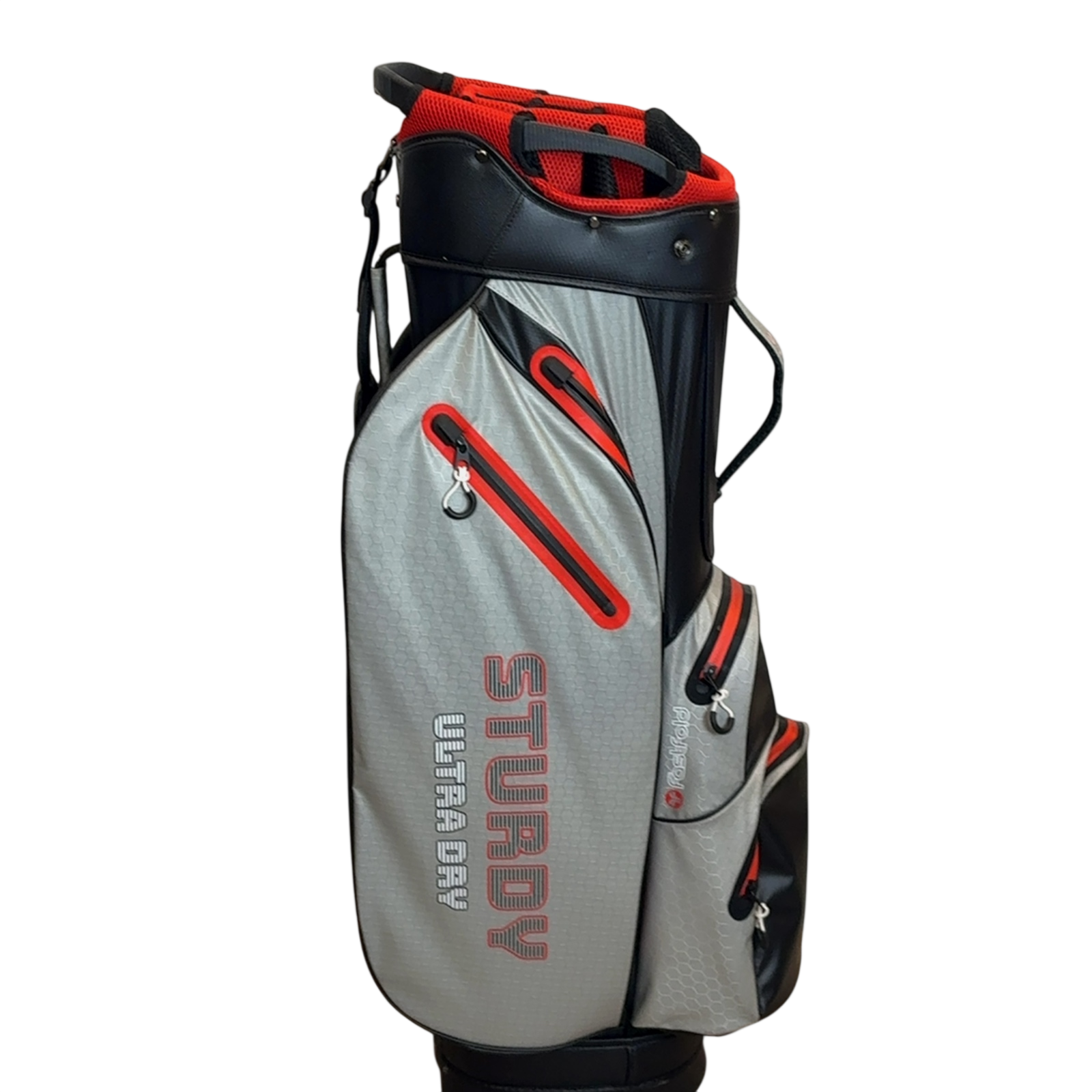 Fastfold Sturdy Golf Bag / 14-Rum / Grå