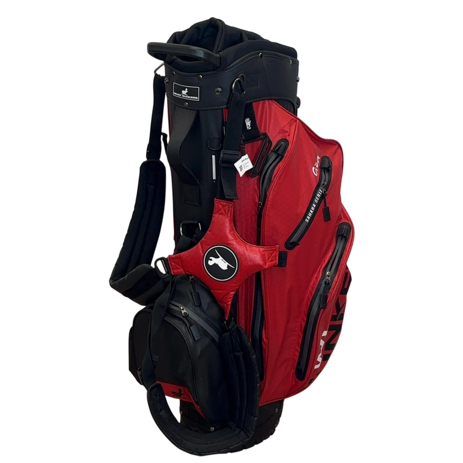 WhatBunkers Giza Golf Bag / 14-Rum / Rød
