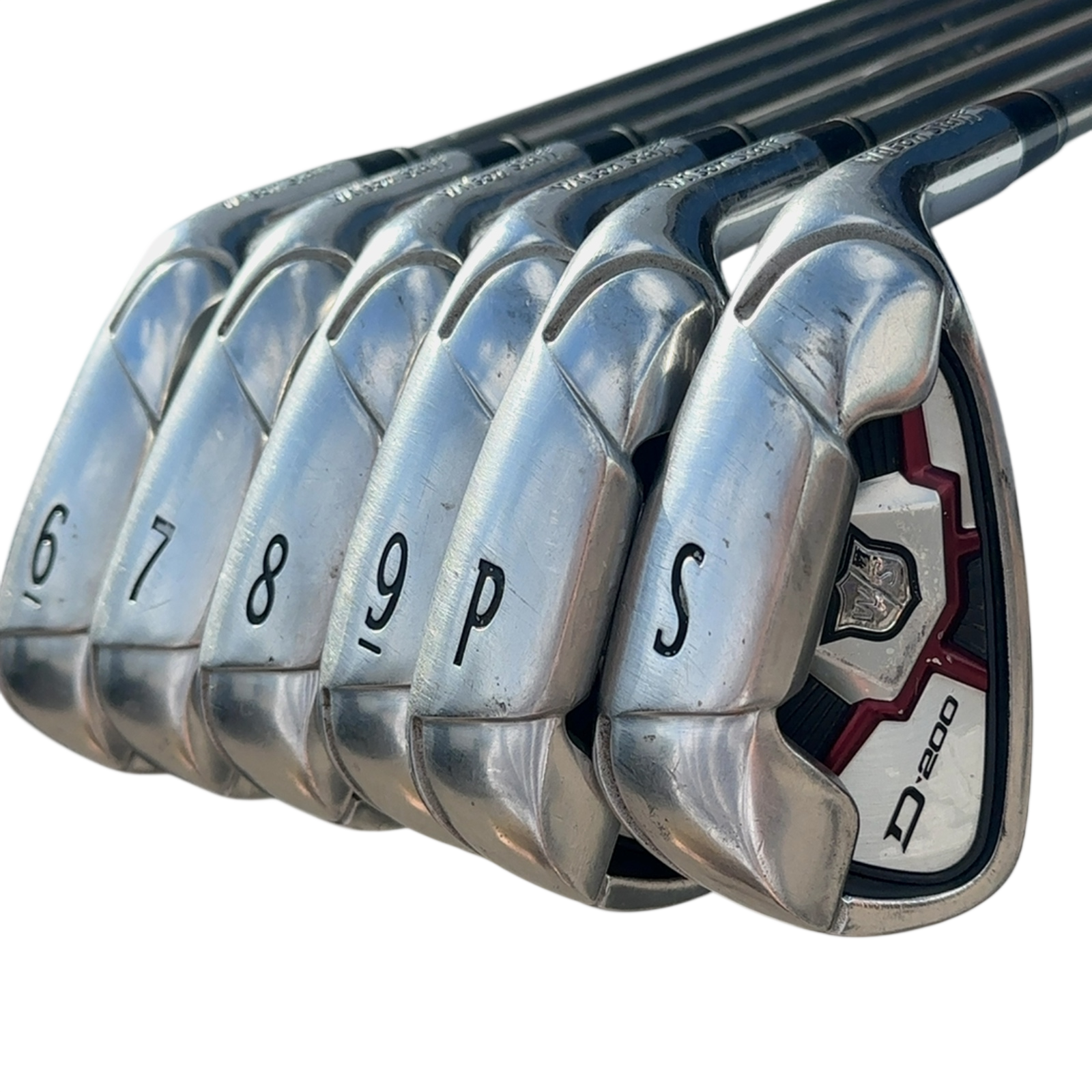 Wilson D200 Jernsæt / 6-PW+SW / Flex Regular / Grafit