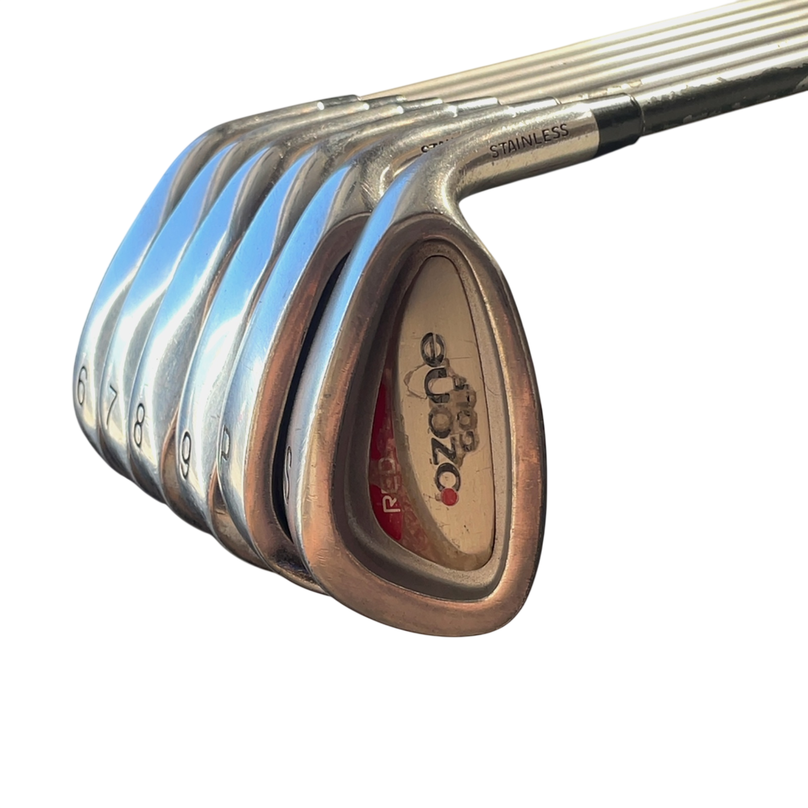 Ozone Red Jernsæt / 6-PW+SW / Flex Regular / Grafit