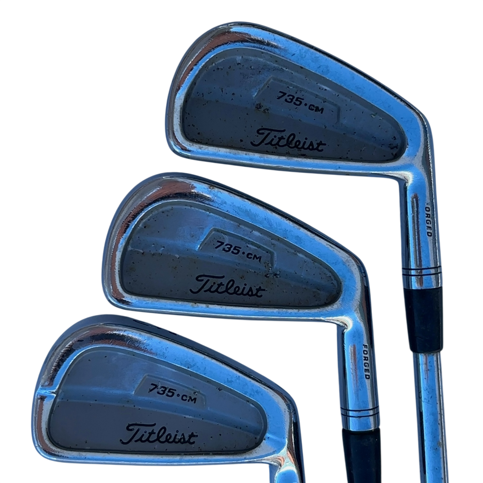 Titleist 735 CM Jernsæt / 3-PW / Flex Stiff / Stål