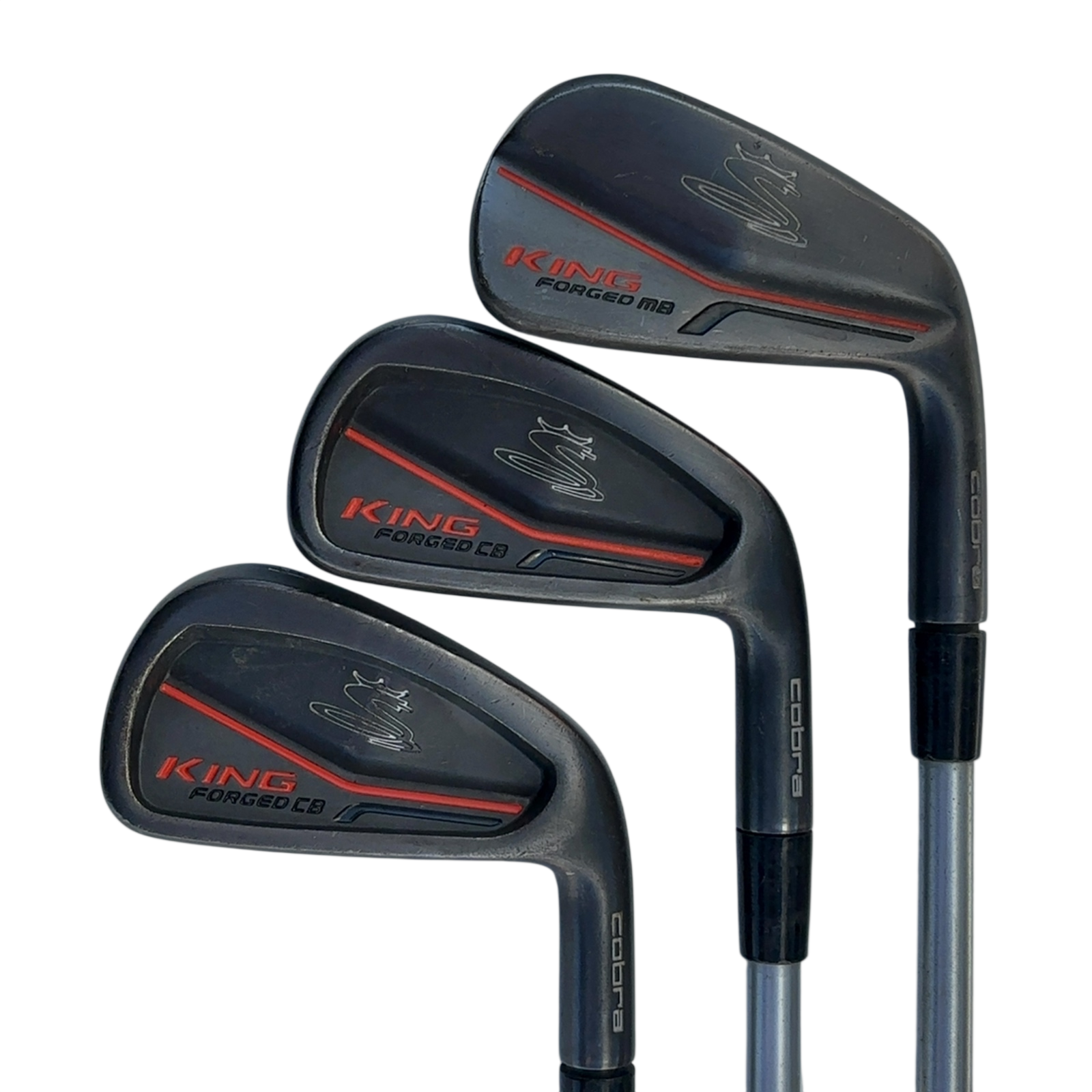 Cobra King Forged Combo CB/MB Black  Jernsæt / 4-PW / Flex Stiff / Stål