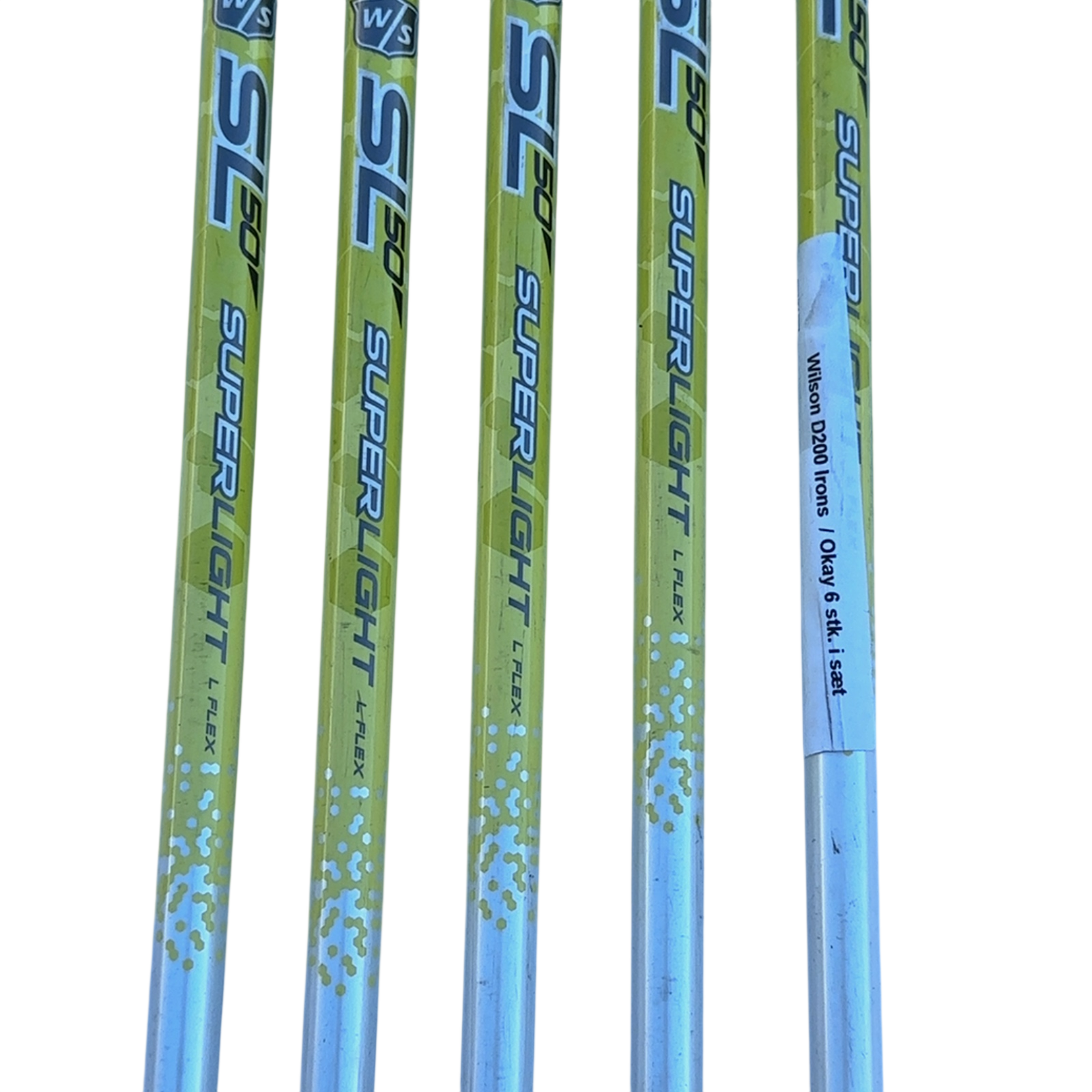 Wilson D200 Superlite Jernsæt / 7-PW+SW / Flex Ladies / Grafit