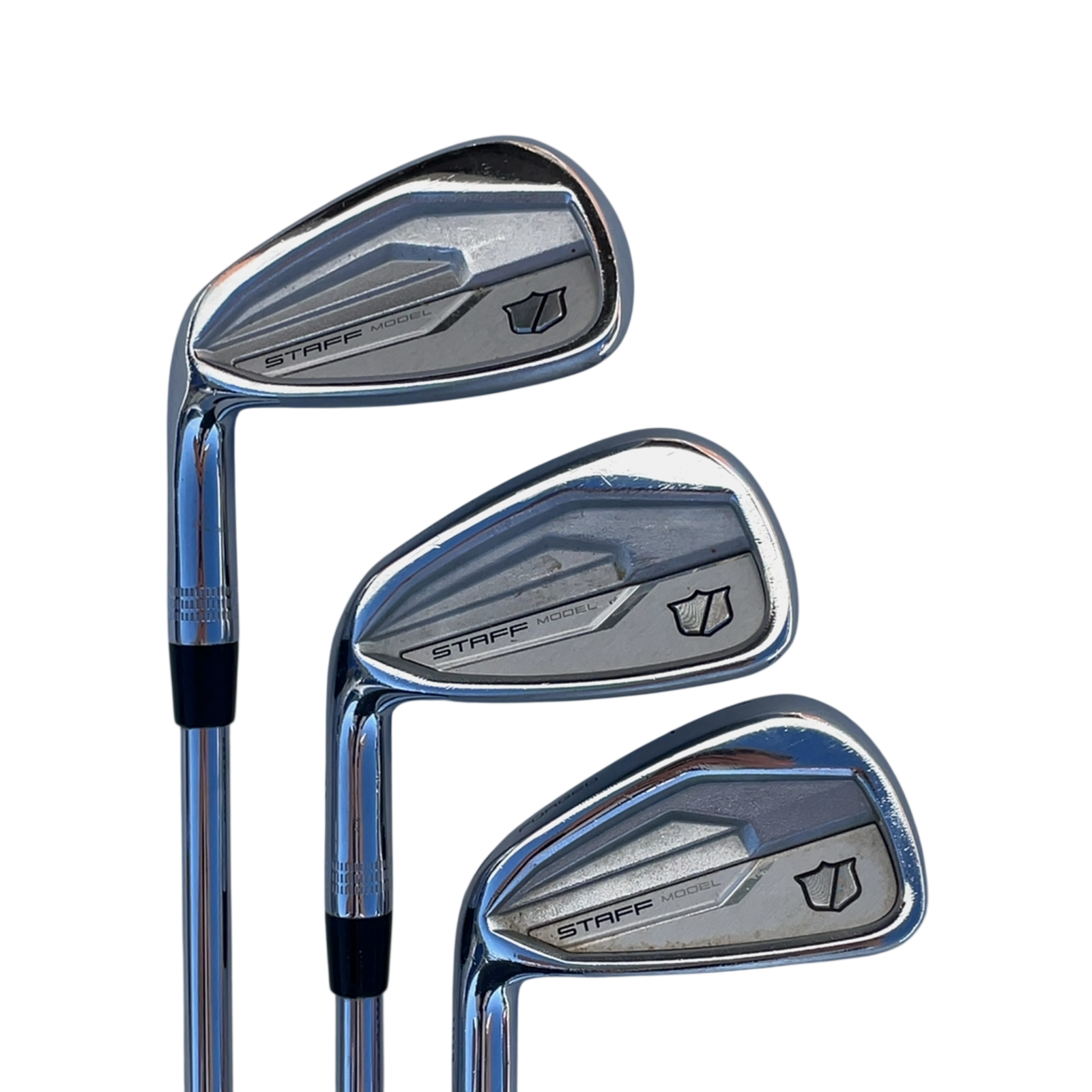 Venstre Wilson Staff Staff Model Forged Jernsæt / 4-PW / Flex X-Stiff / Stål