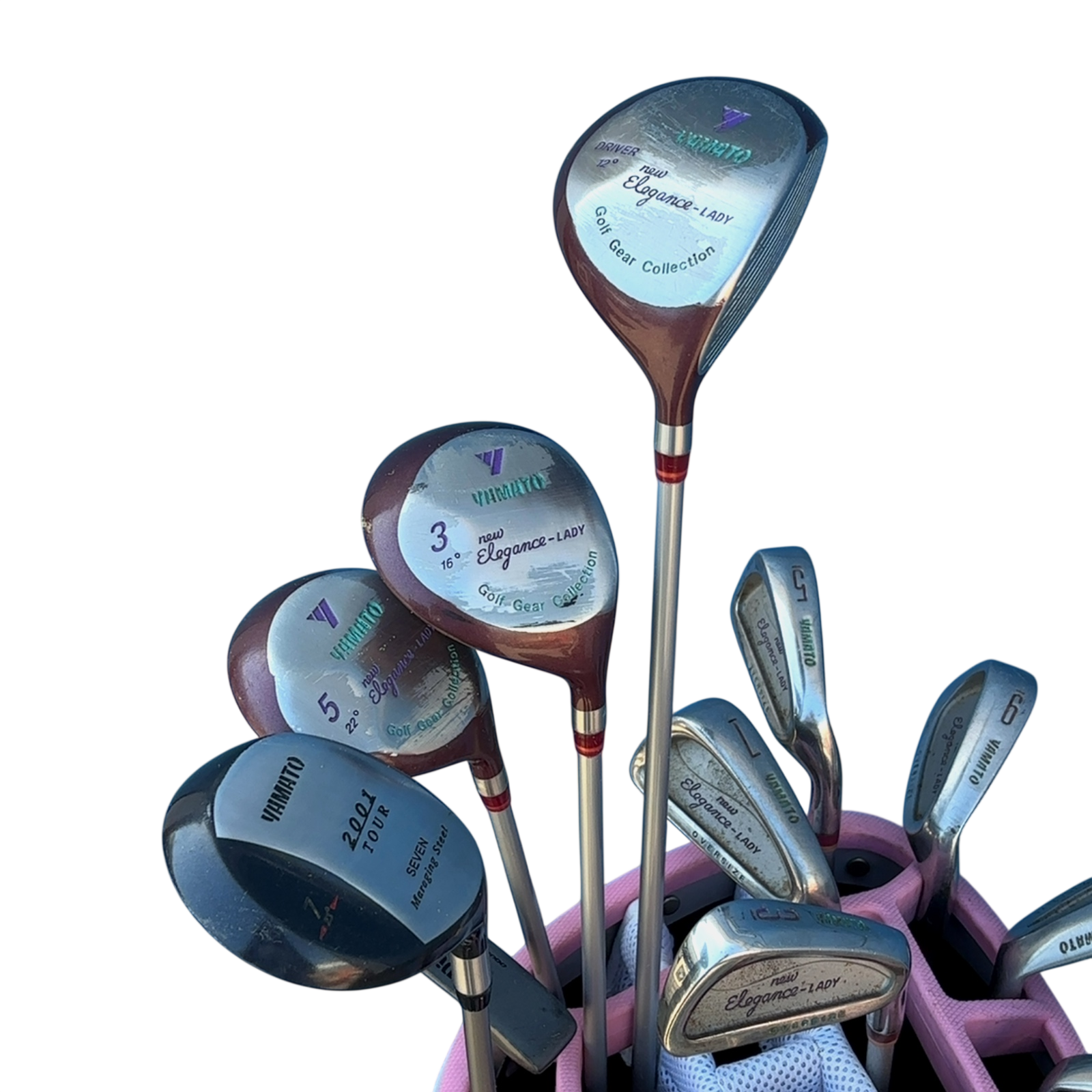 Yamato New Elegance Komplet Sæt Med Bag / 3-PW+SW / Flex Ladies / Grafit