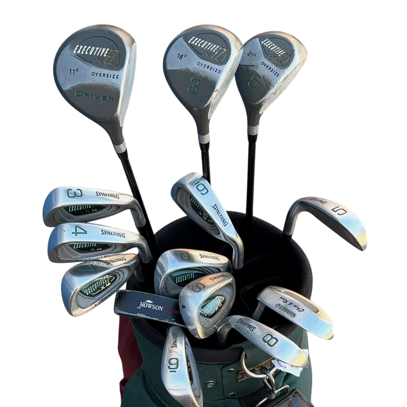 Spalding Executive Komplet Sæt Med Bag / 3-PW+SW / Flex Ladies / Grafit